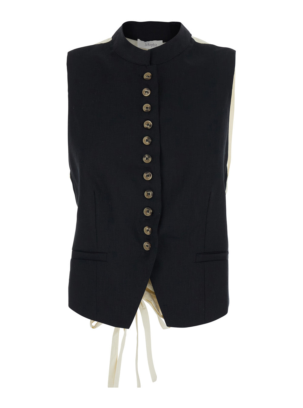 Jc Sophie Linnea Vest — Black by Jc Sophie