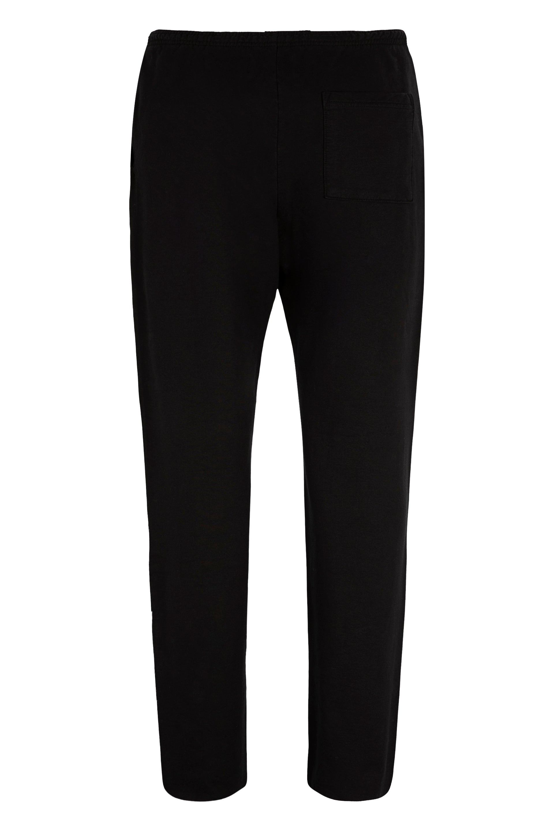 Local Authority Graphic-Print Cotton Joggers — Black, view 2