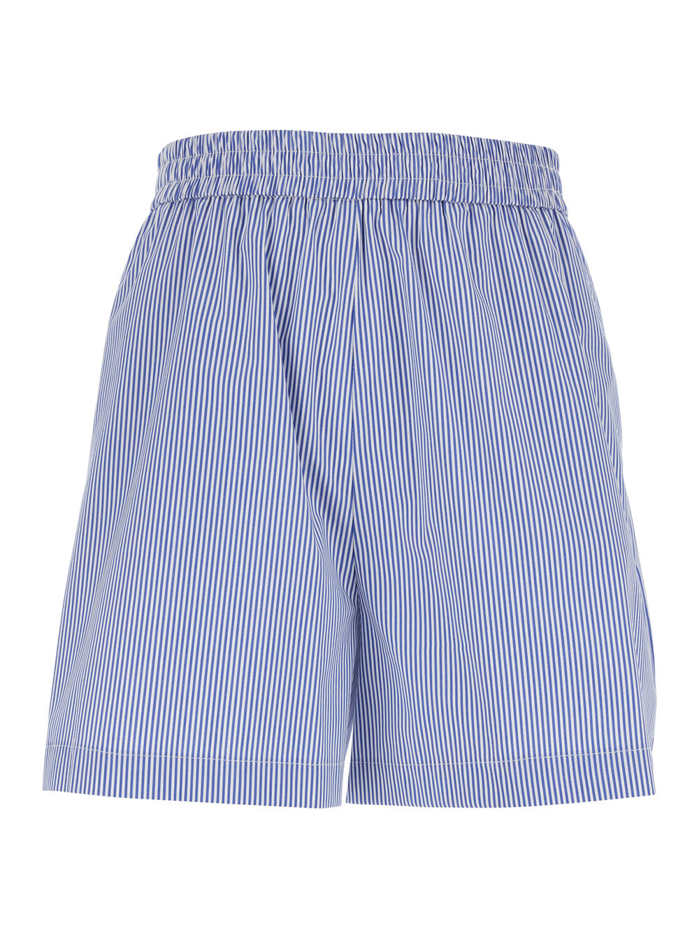 Leplain Striped Relaxed-Fit Shorts — Blue by Leplain