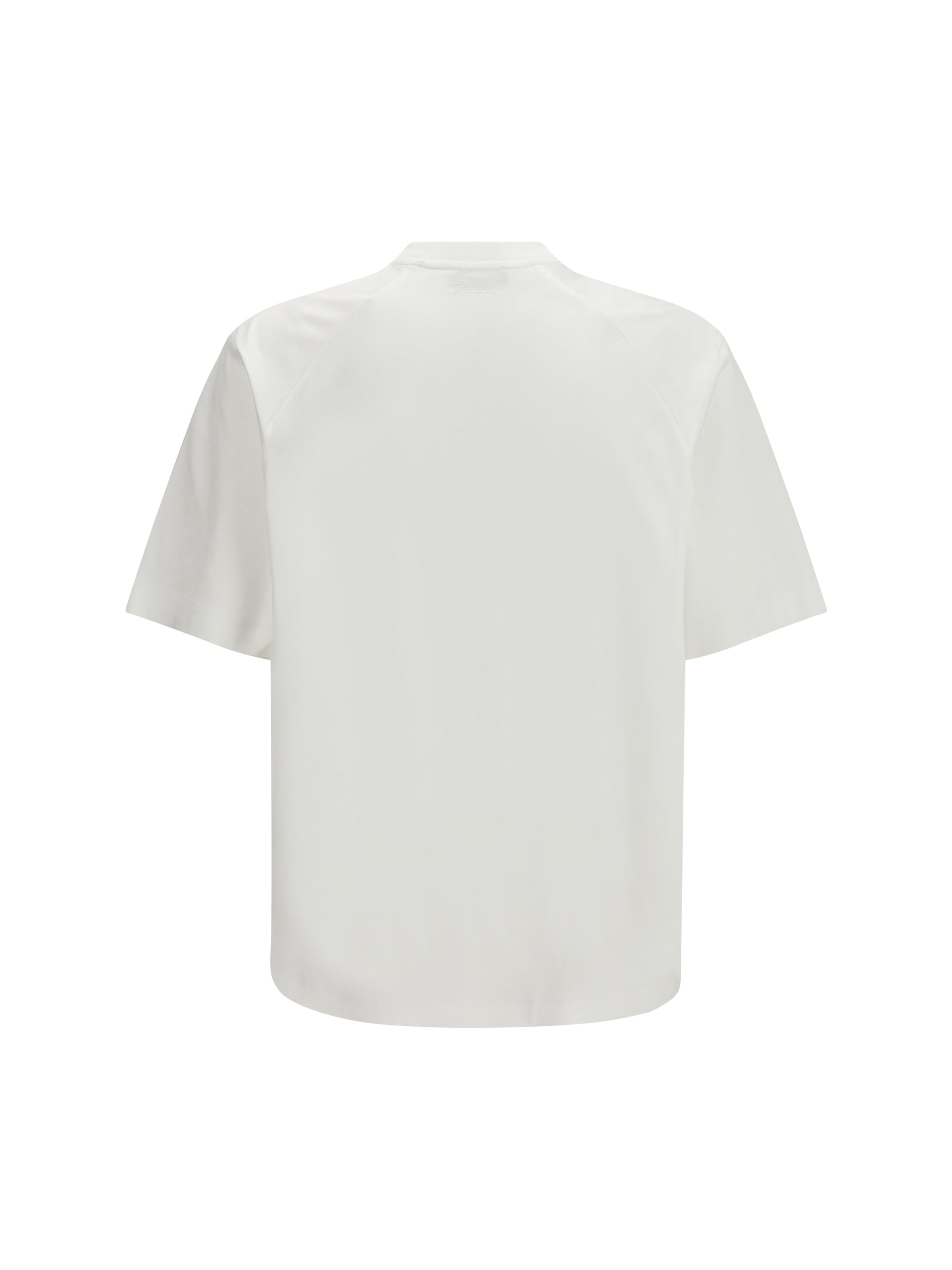 Laminar Patch Pocket Cotton T-Shirt — White by Laminar