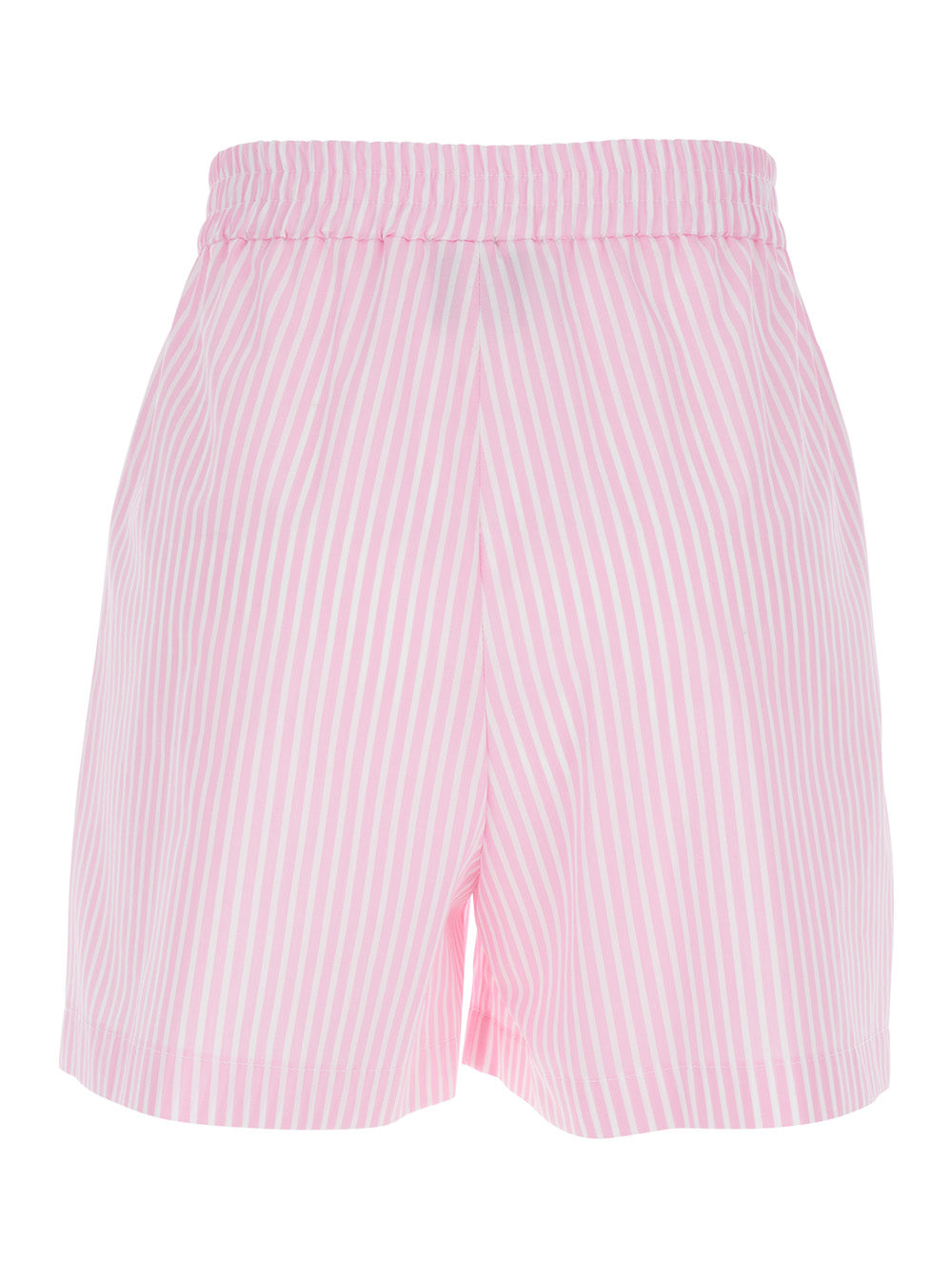 Leplain Striped Shorts — Pink, view 2