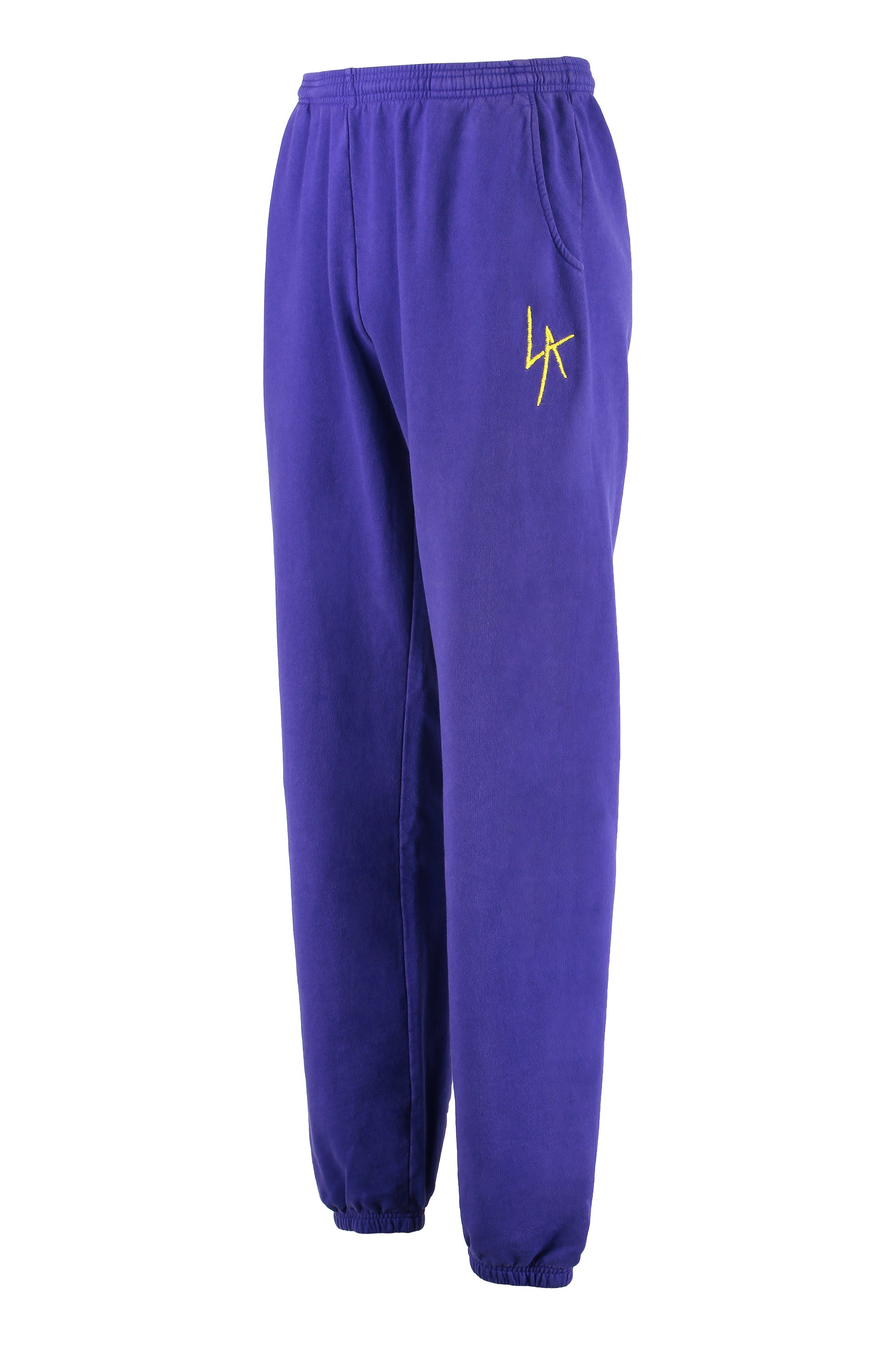 Local Authority Cotton Joggers — Purple, view 3