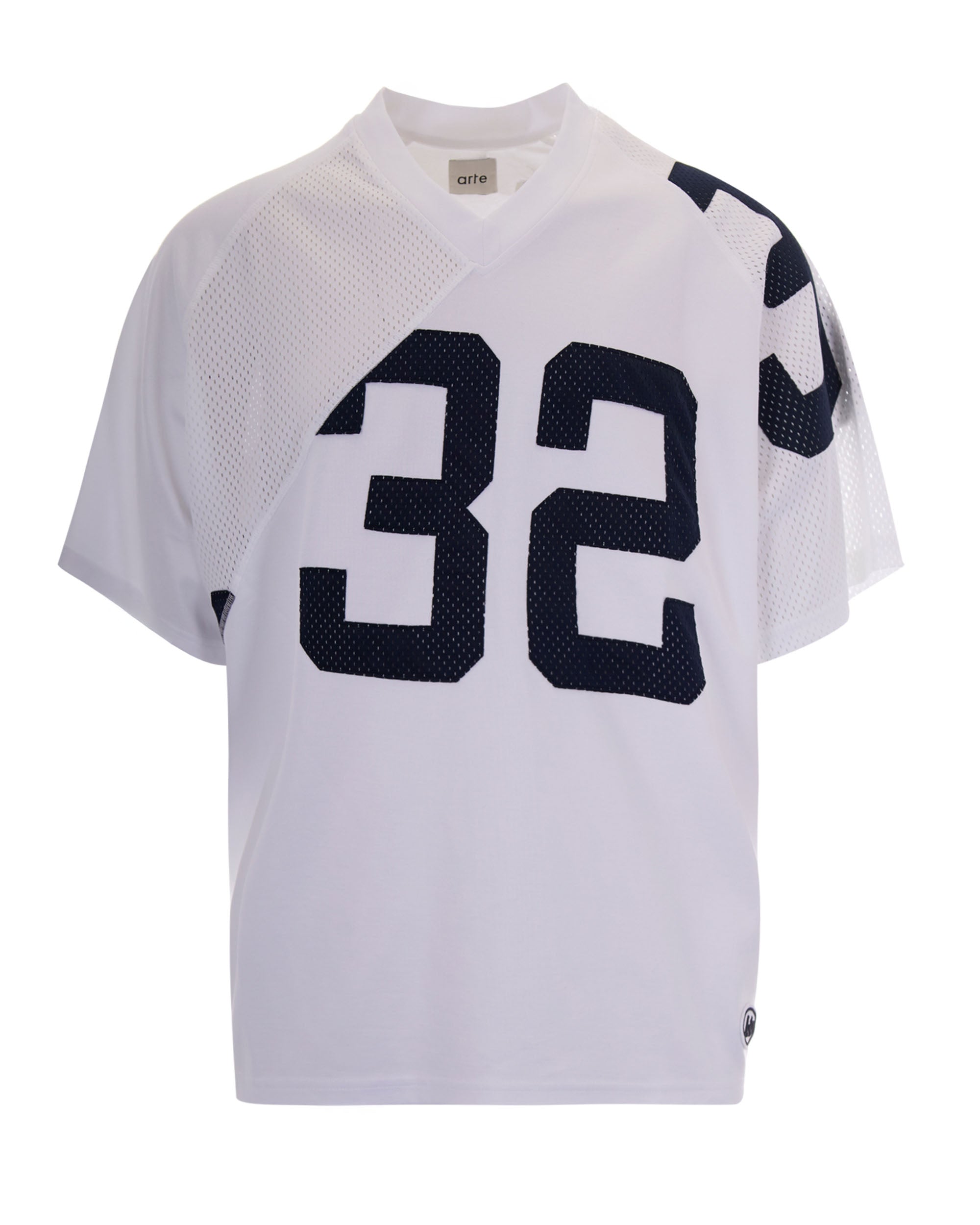 Arte Antwerp Distorted Number Motif T-Shirt — White by Arte Antwerp