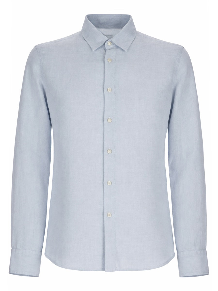 120% Lino Linen Shirt — Blue by 120% Lino