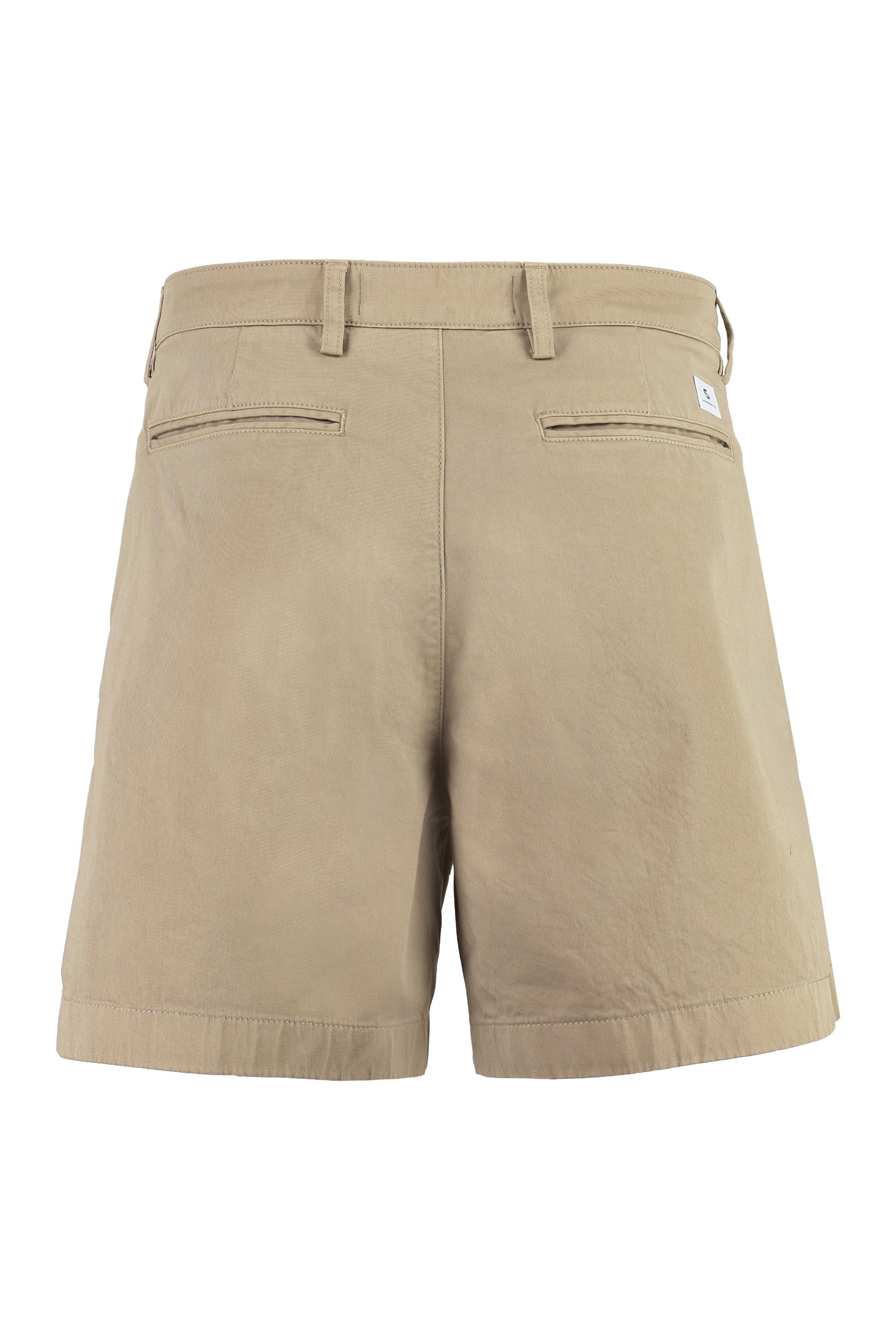 Department 5 Cotton Bermuda Shorts — Beige, view 2