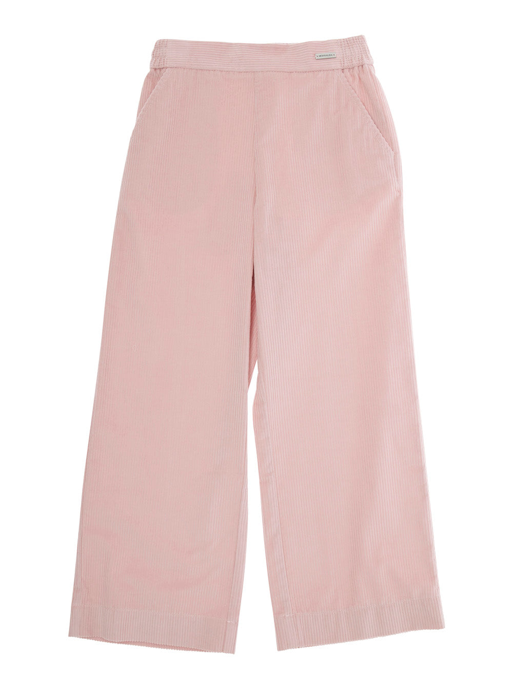 Monnalisa Corduroy Trousers — Pink by Monnalisa