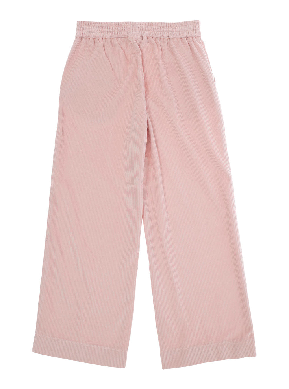 Monnalisa Corduroy Trousers — Pink, view 2
