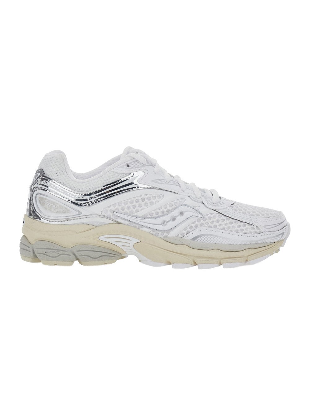 Saucony Technical Fabric Low-Top Sneaker — White by Saucony