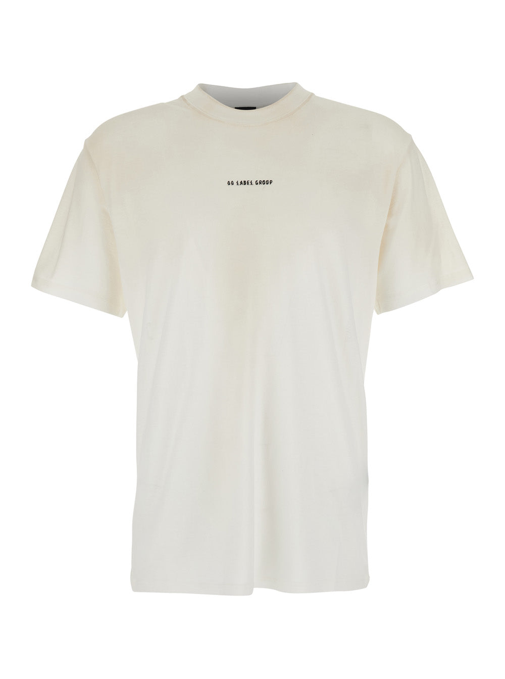 44 Label Group Silk T-Shirt — White by 44 Label Group