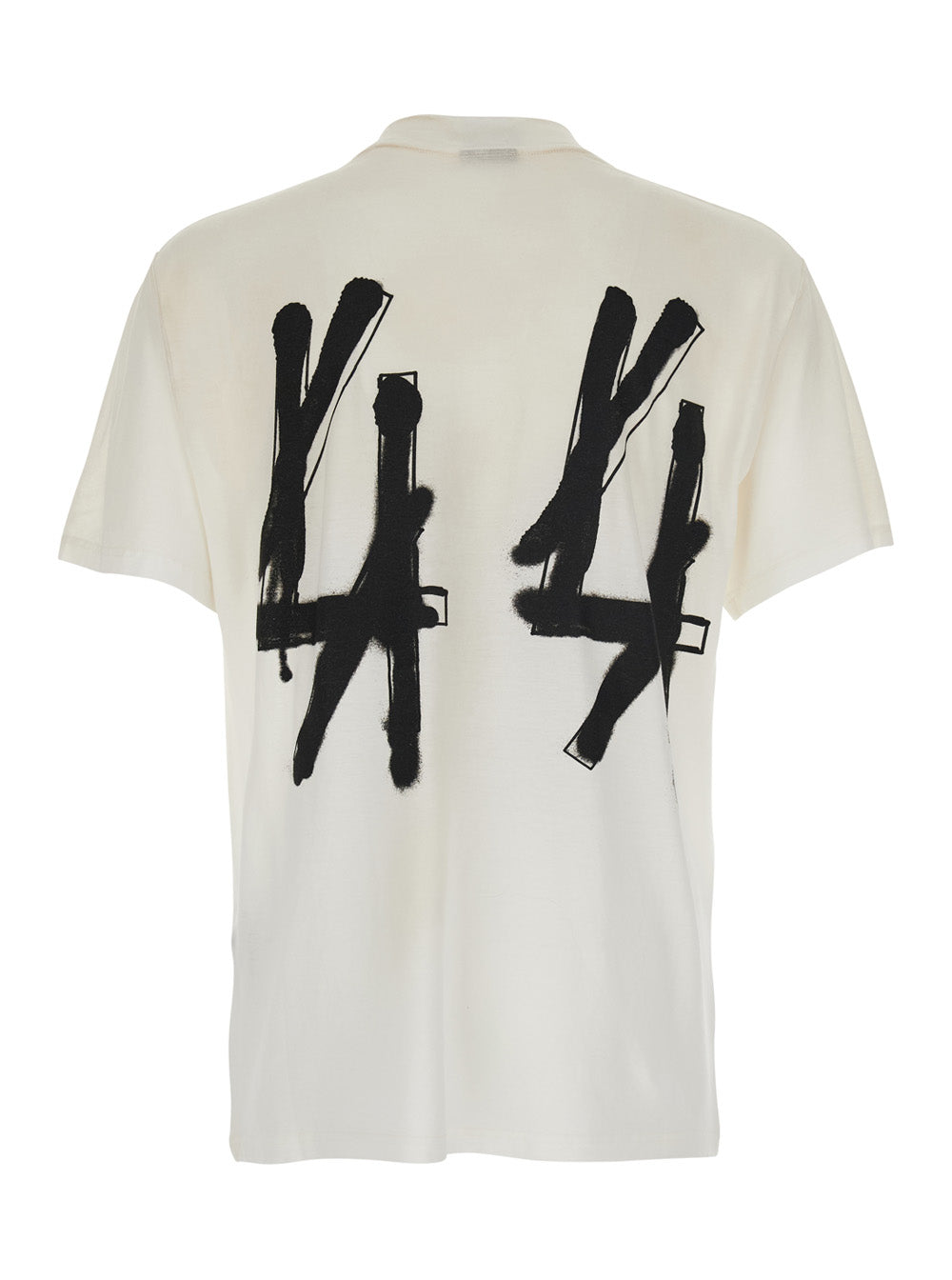 44 Label Group Silk T-Shirt — White, view 2