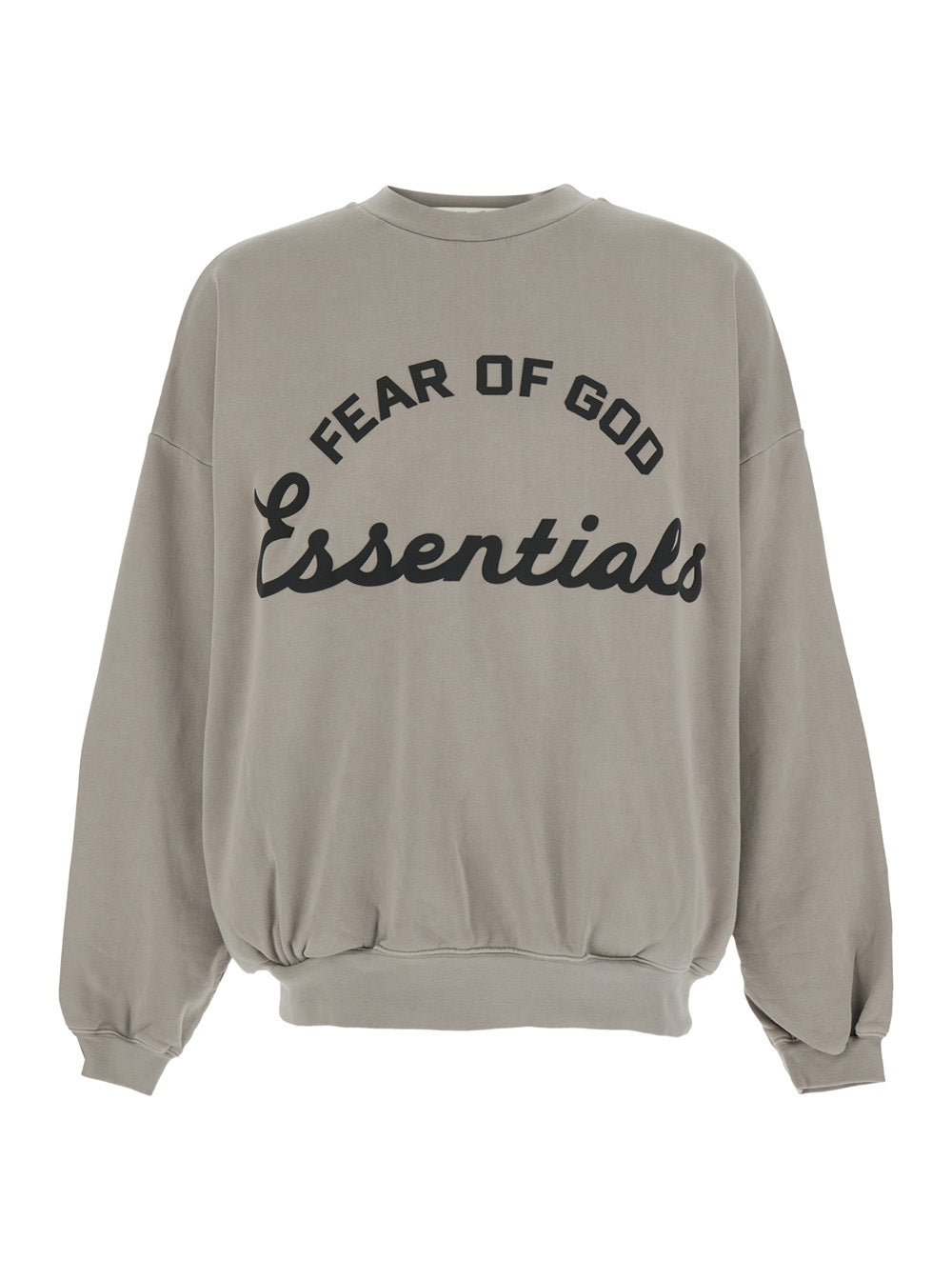 Fear Of God Logo-Print Crewneck Sweatshirt — Gray by Fear Of God