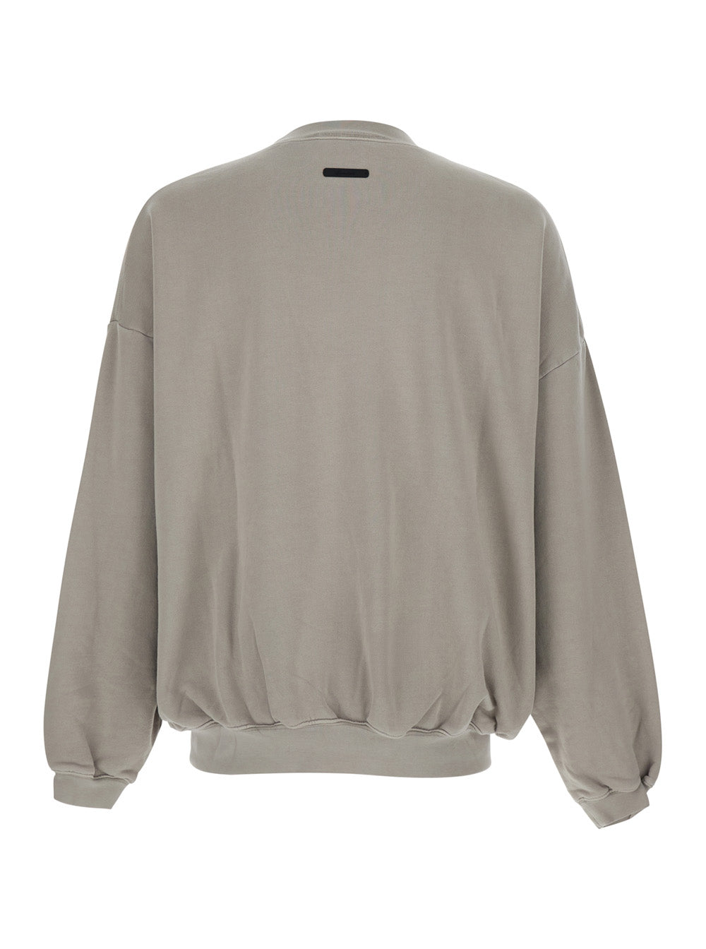 Fear Of God Logo-Print Crewneck Sweatshirt — Gray, view 2