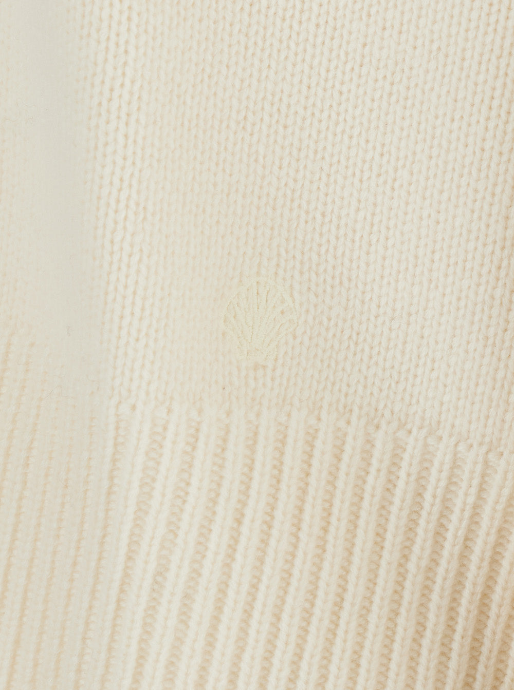 Loulou De Saison Wool and Cashmere Blend Sweater — White, view 3
