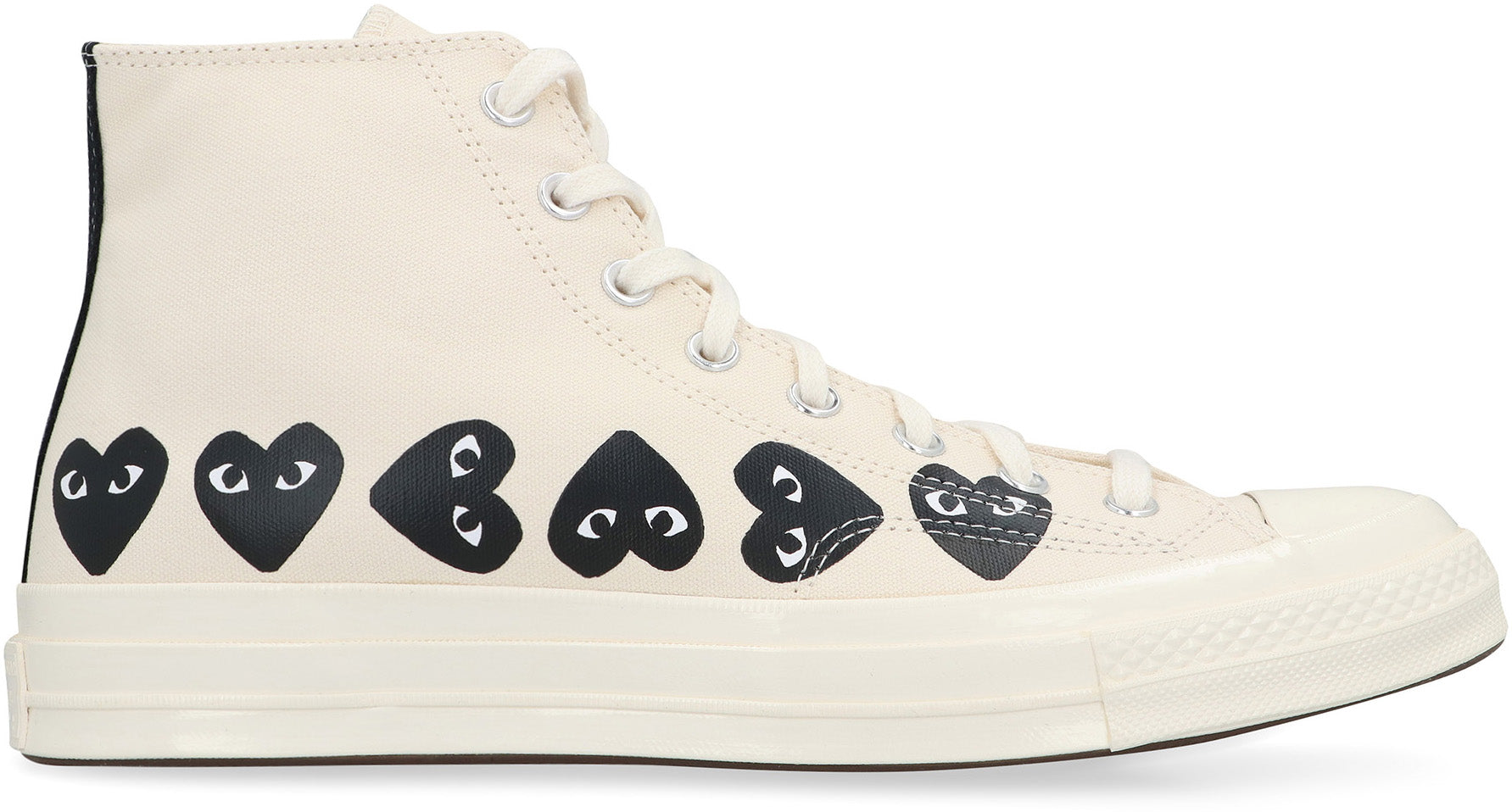 Comme Des GarçOns Play High-Top Sneaker — Beige, view 2