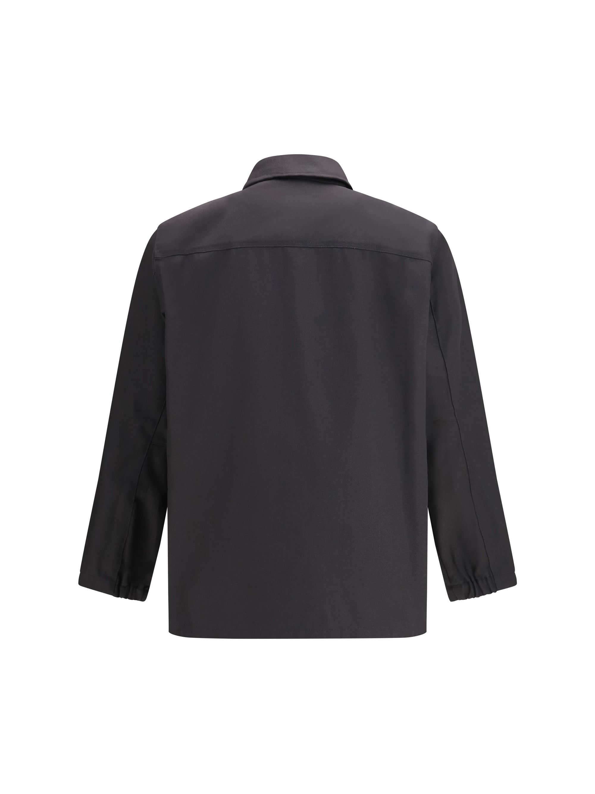 Gr10k Cotton Overshirt Jacket — Charcoal, view 3