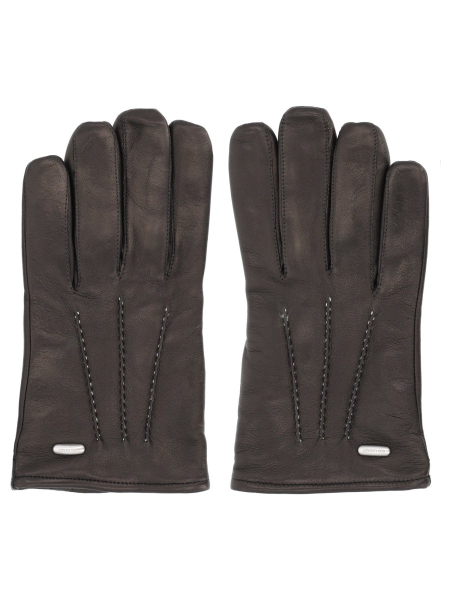 Our Legacy Leather Gloves — Black by Our Legacy