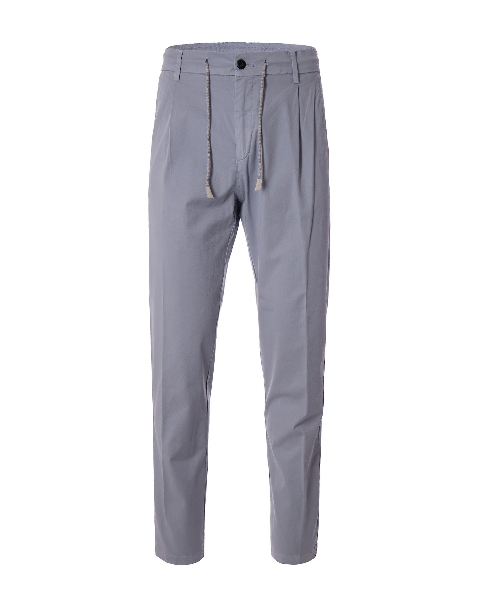 Eleventy Drawstring Cotton Joggers — Gray by Eleventy