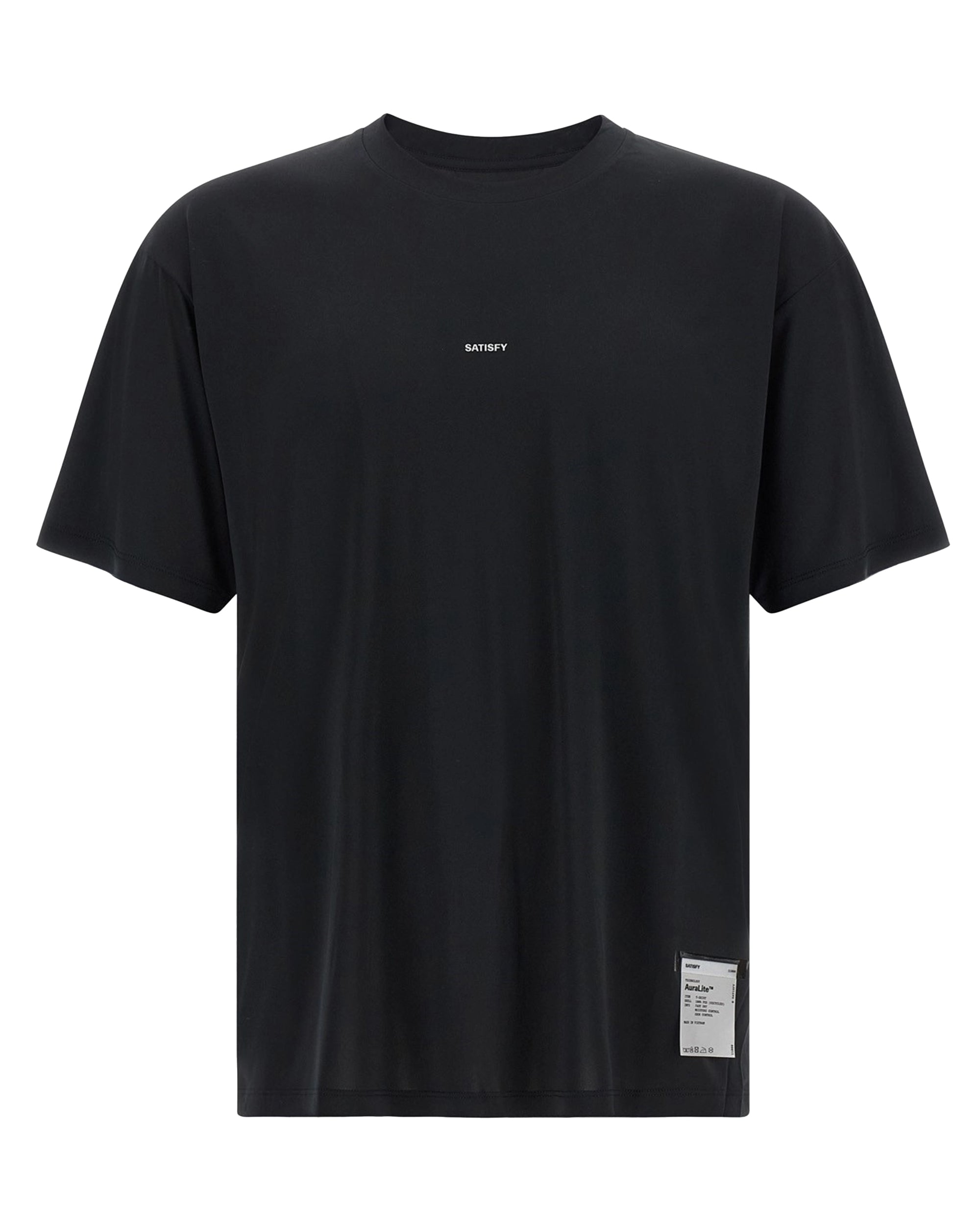 Satisfy AuraLite T-Shirt — Black by Satisfy