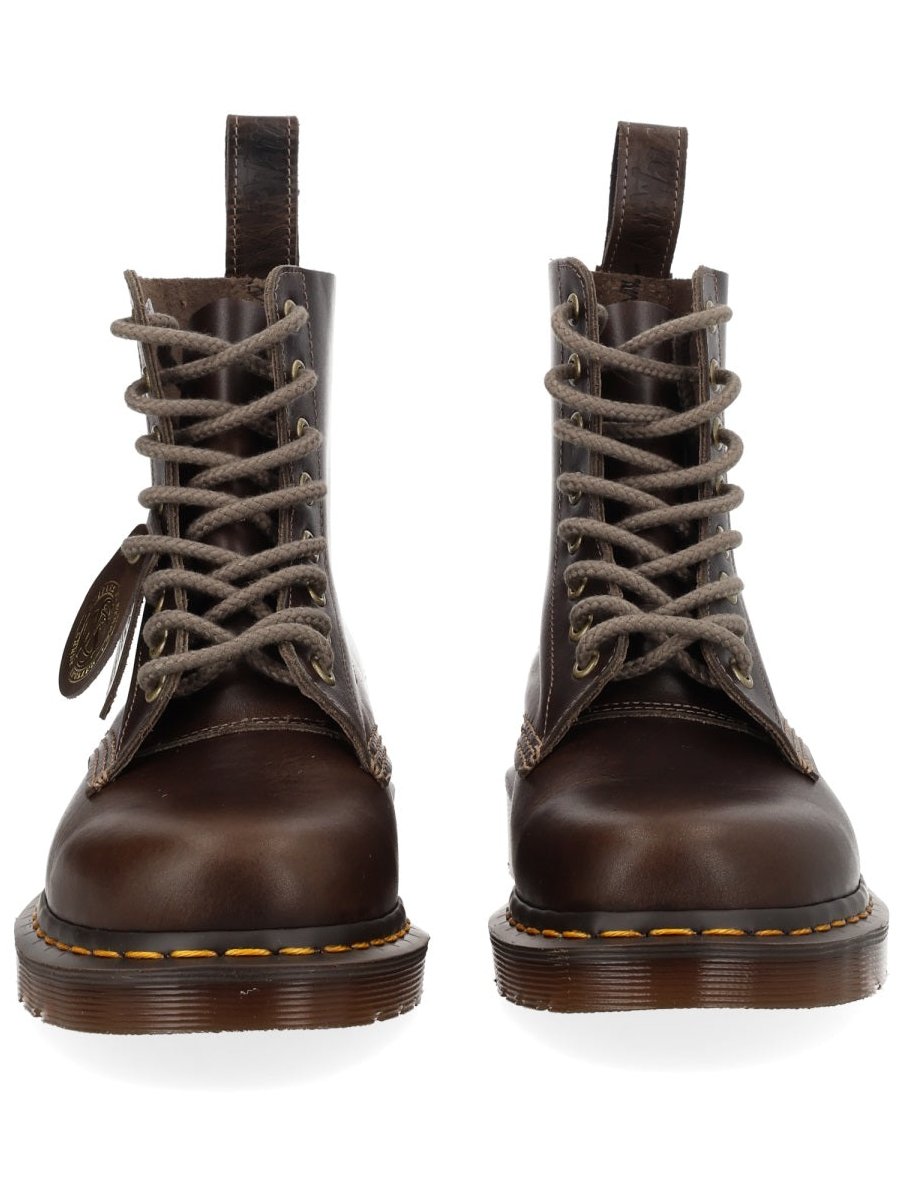 Dr. Martens Calf Leather Boots — Brown by Dr Martens