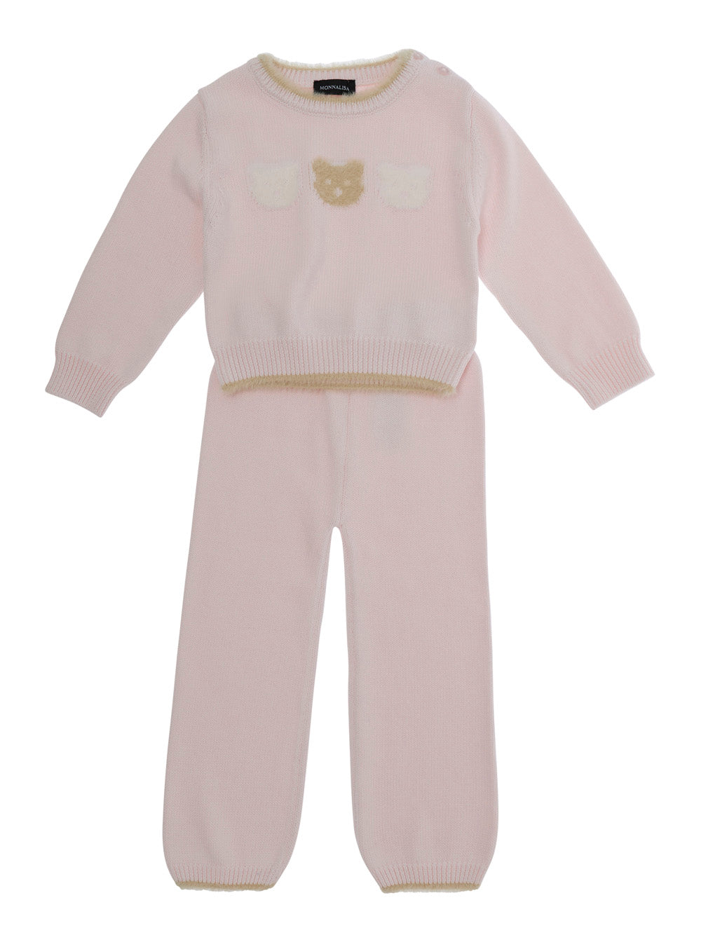 Monnalisa Tracksuit Set — Pink by Monnalisa