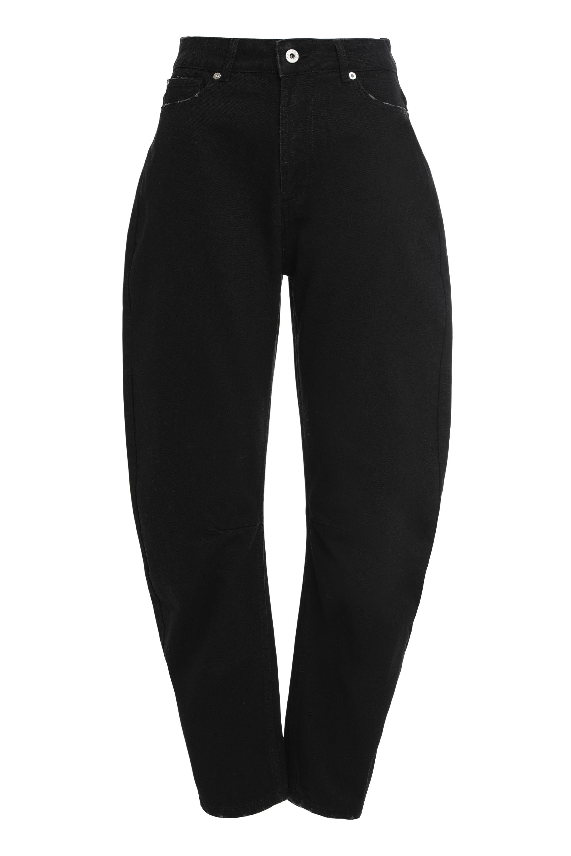 Halfboy Tapered-Fit Cotton Jeans — Black by Halfboy