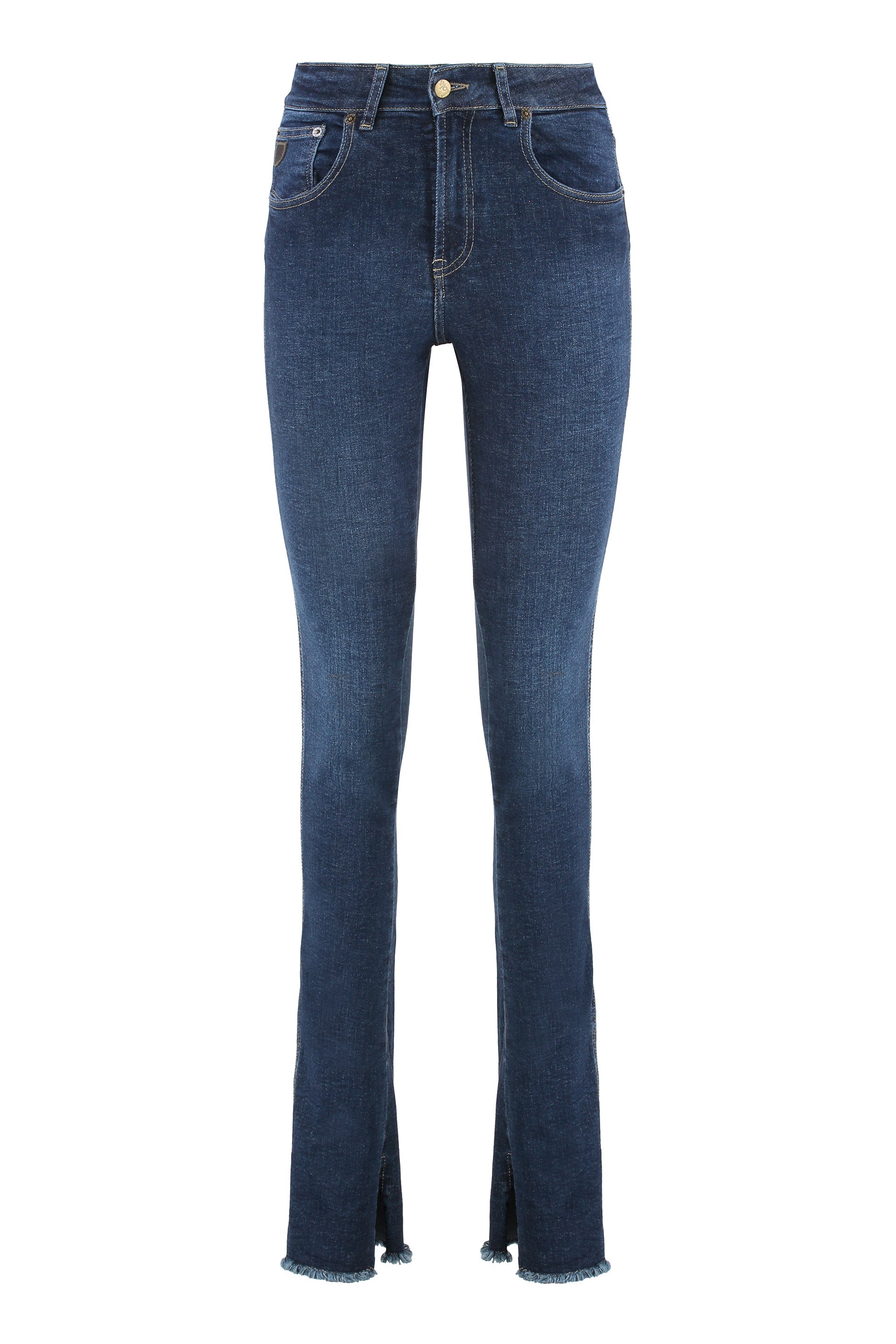 Lois Jeans Skinny Brushed Denim Jeans — Navy by Lois Jeans