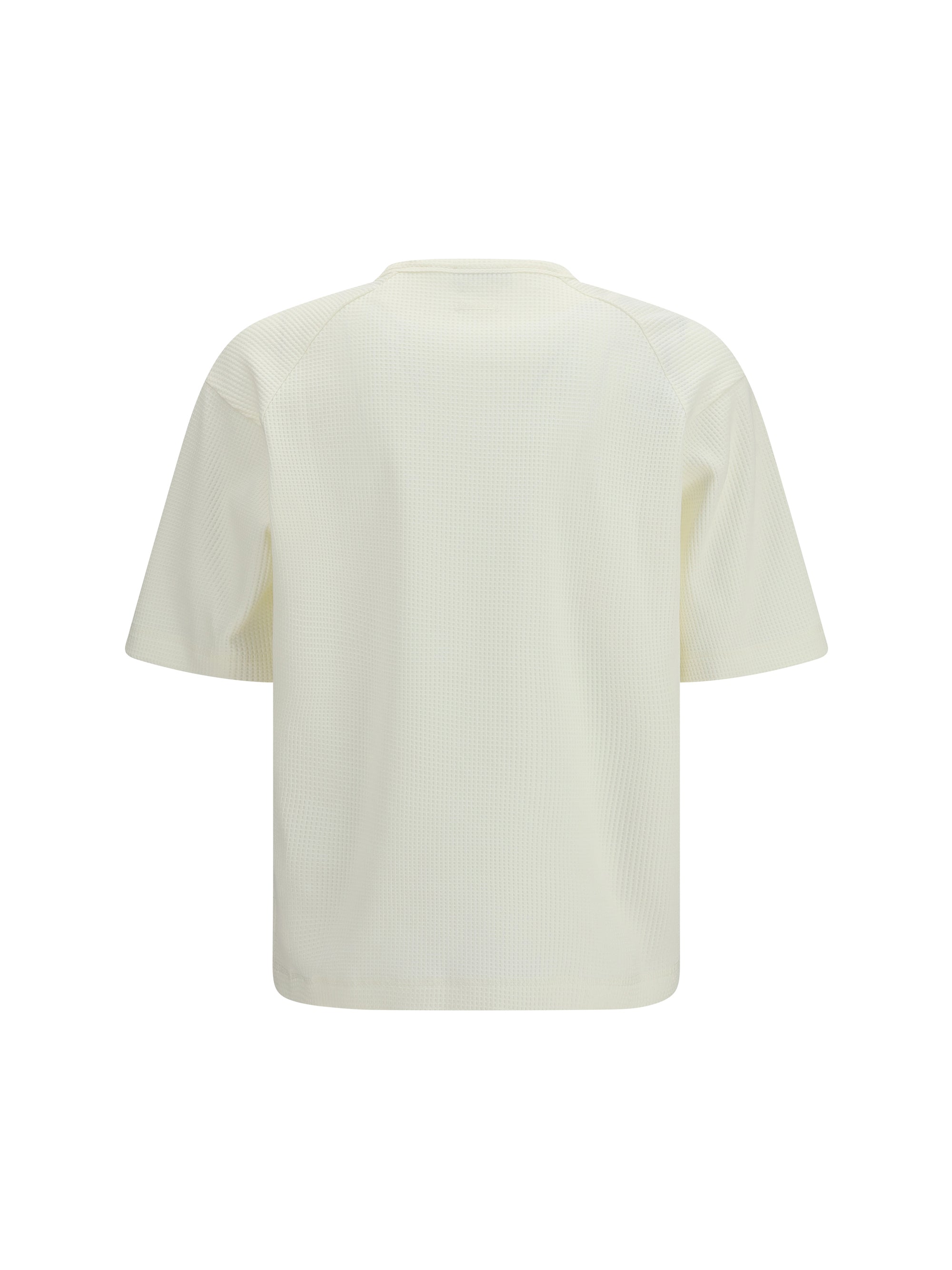 Laminar Textured Polyester T-Shirt — White, view 2
