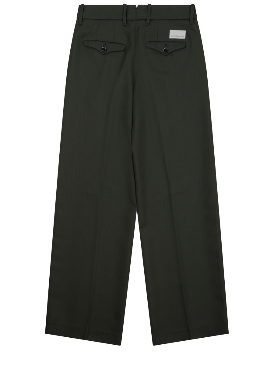 Nine In The Morning Fiamma Trousers — Green, view 2