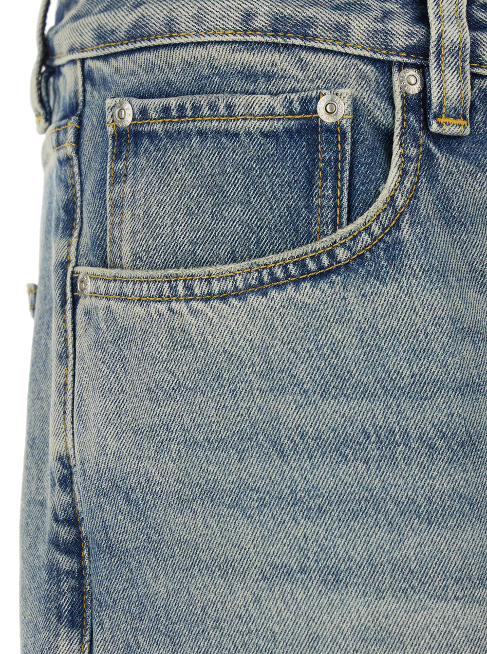 Won Hundred Organic Cotton Five-Pocket Jeans — Blue, view 3