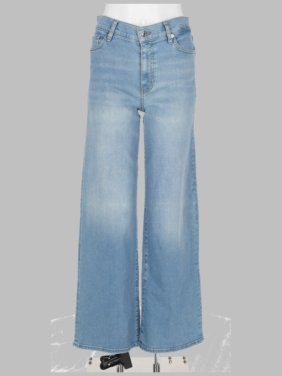 Frame Le Slim Palazzo Jeans — Blue by Frame