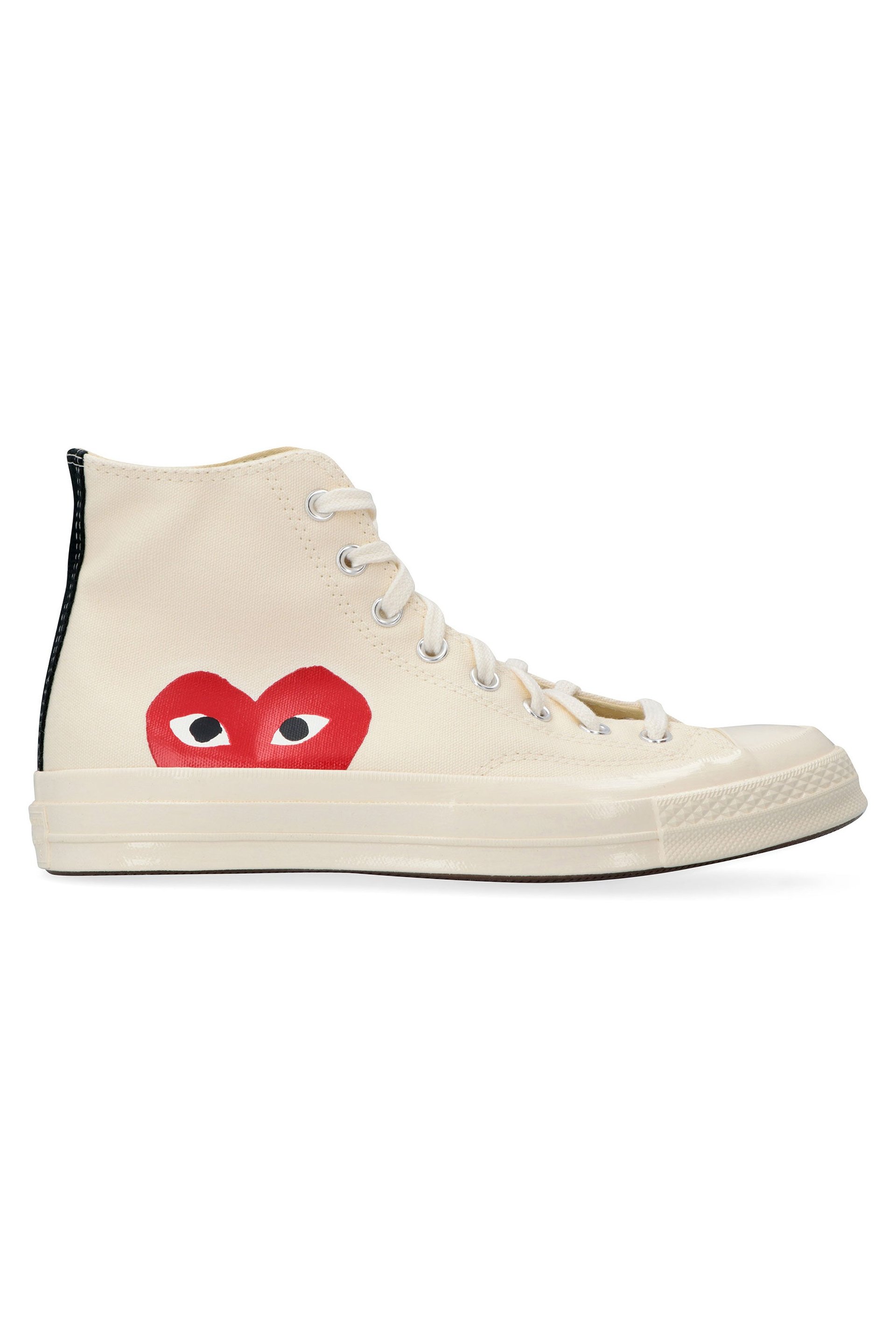 Comme Des GarçOns Play High-Top Sneaker — Cream by Comme Des Garçons Play