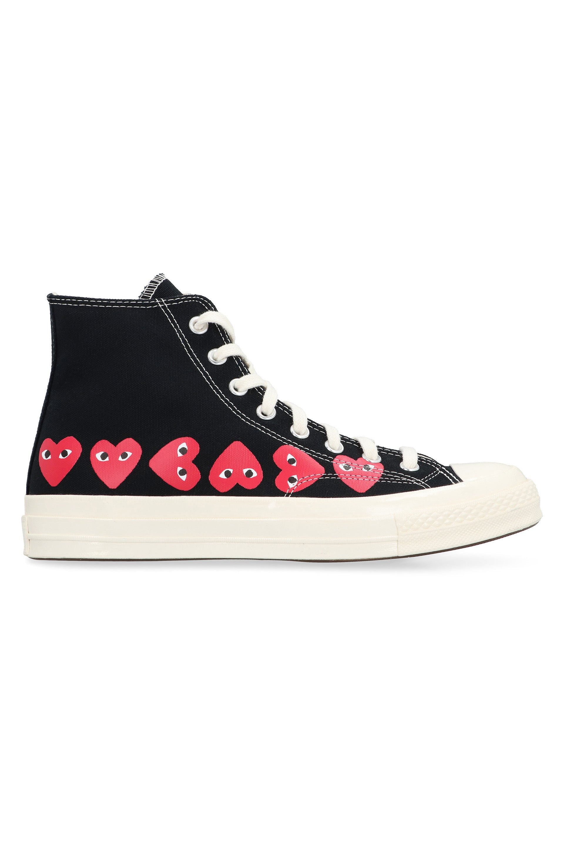 Comme Des GarçOns Play High-Top Sneaker — Black by Comme Des Garçons Play