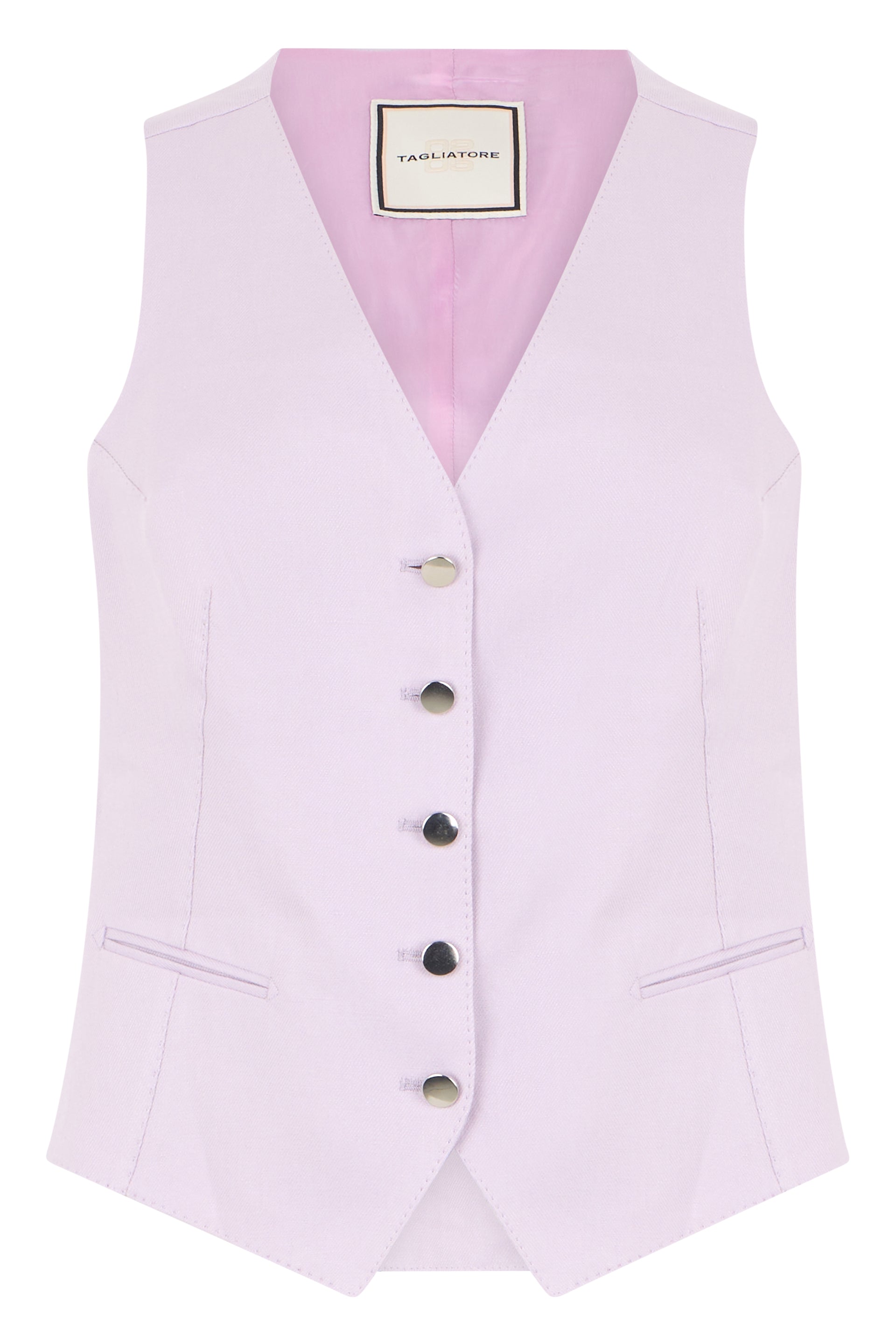 Tagliatore Vest — Pink by Tagliatore