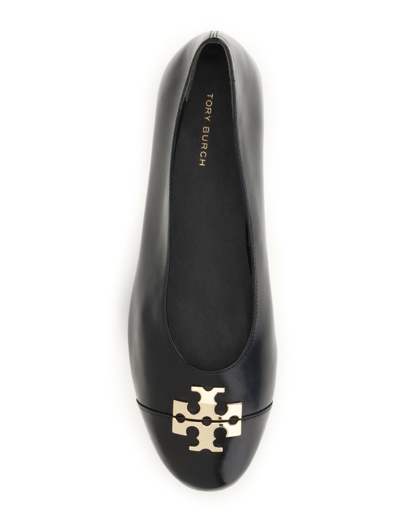Tory Burch Charlie Ballerina Flat — Black by Tory Burch