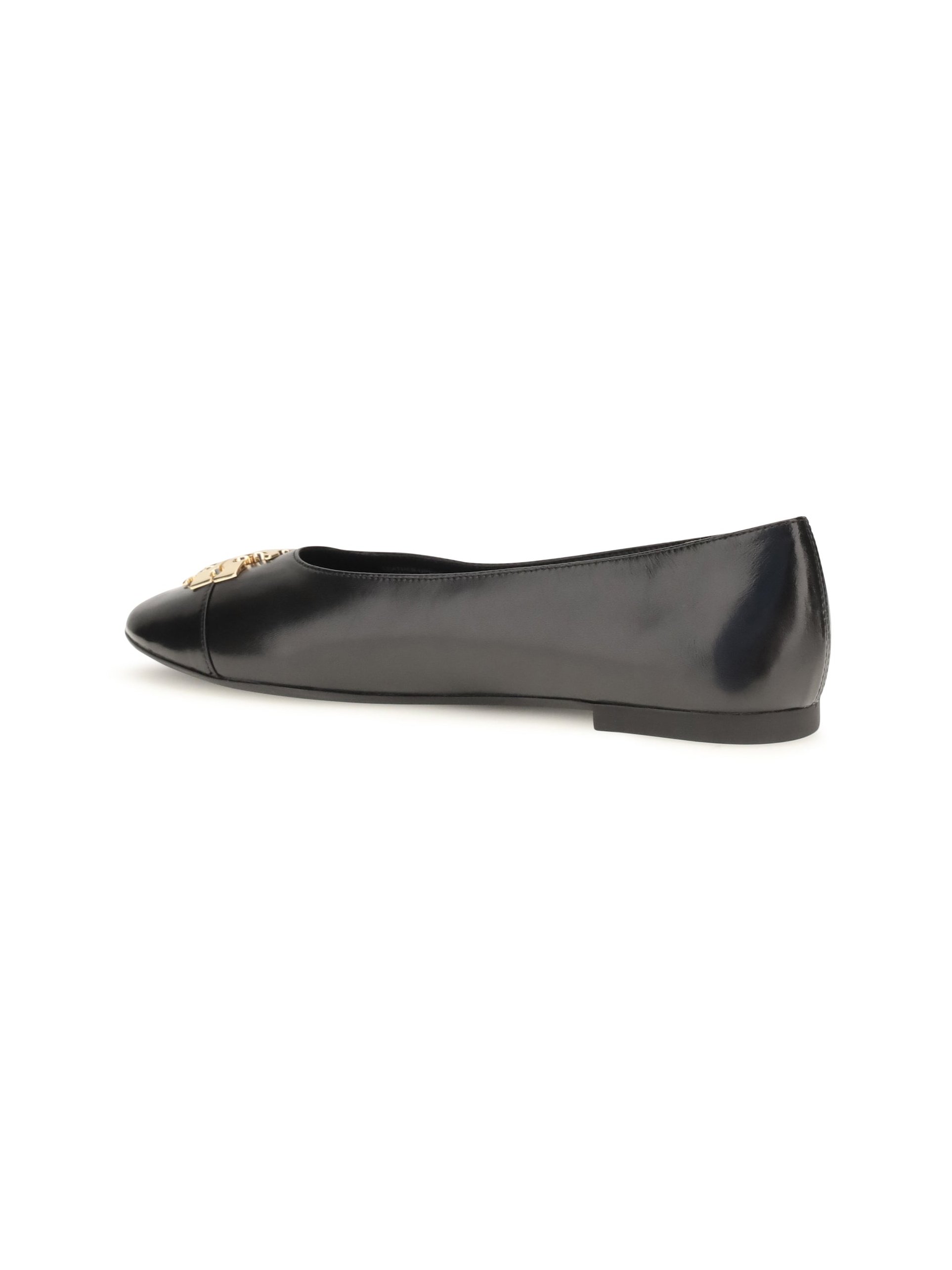Tory Burch Charlie Ballerina Flat — Black, view 4