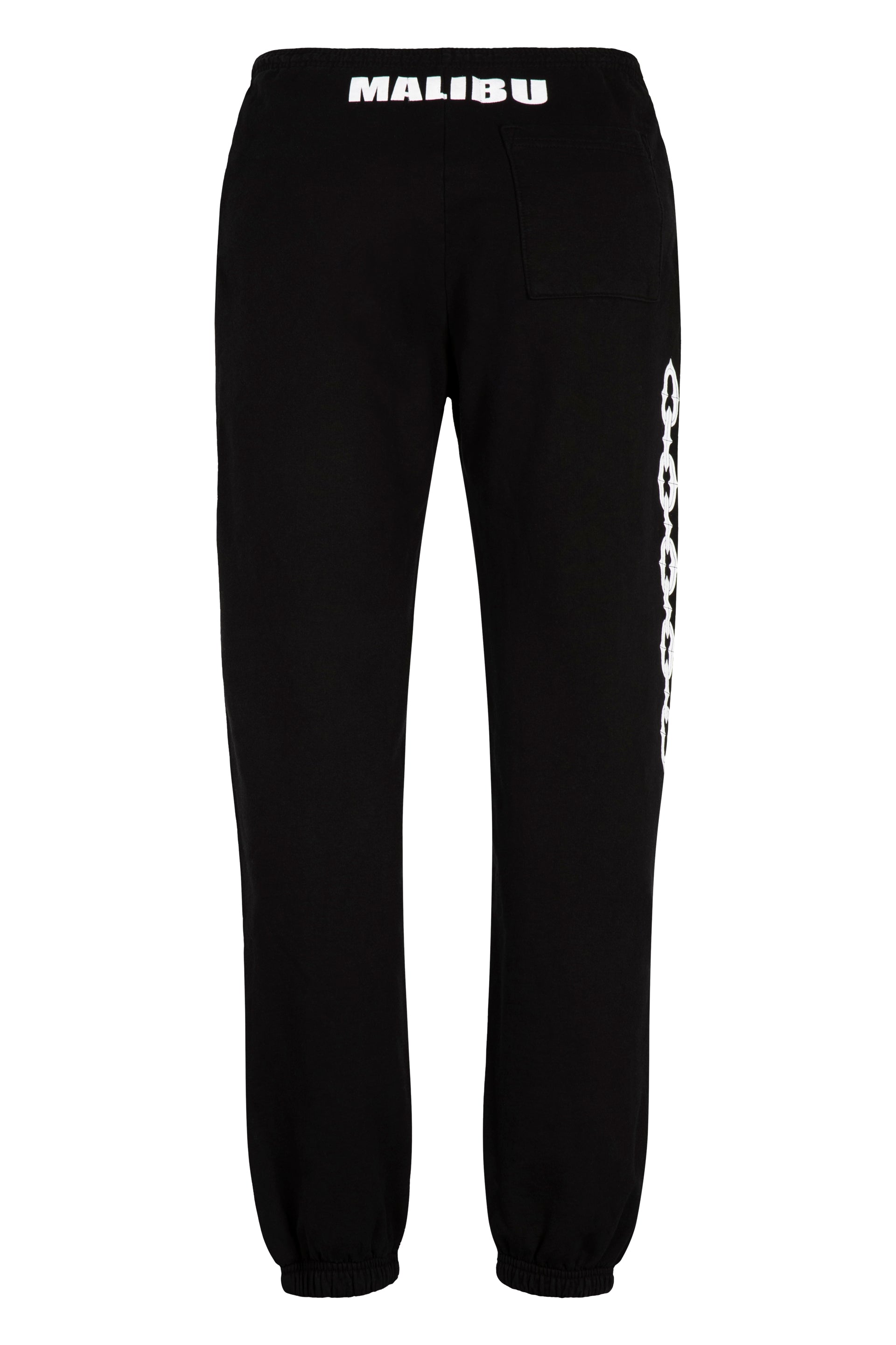 Local Authority Logo-Print Cotton Joggers — Black, view 2