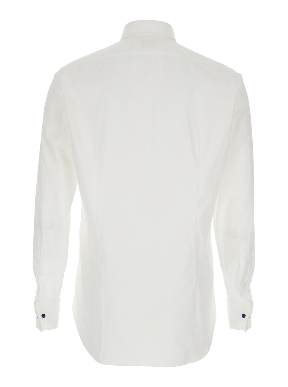 Alessandro Gherardi Cotton Classic Collar Shirt — White, view 2