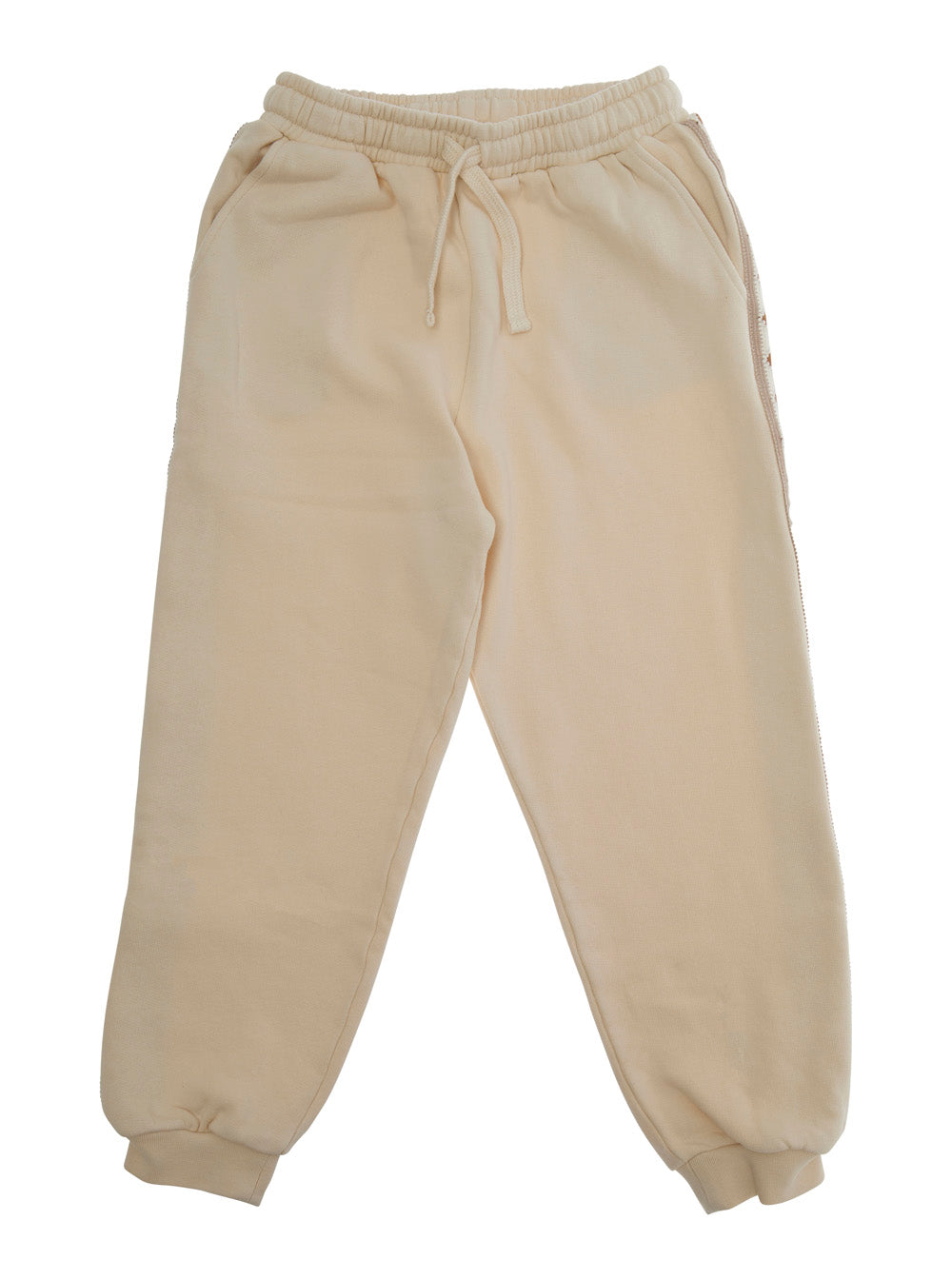 Morning Mess Therapy Cotton Drawstring Joggers — White by Morning Mess Therapy