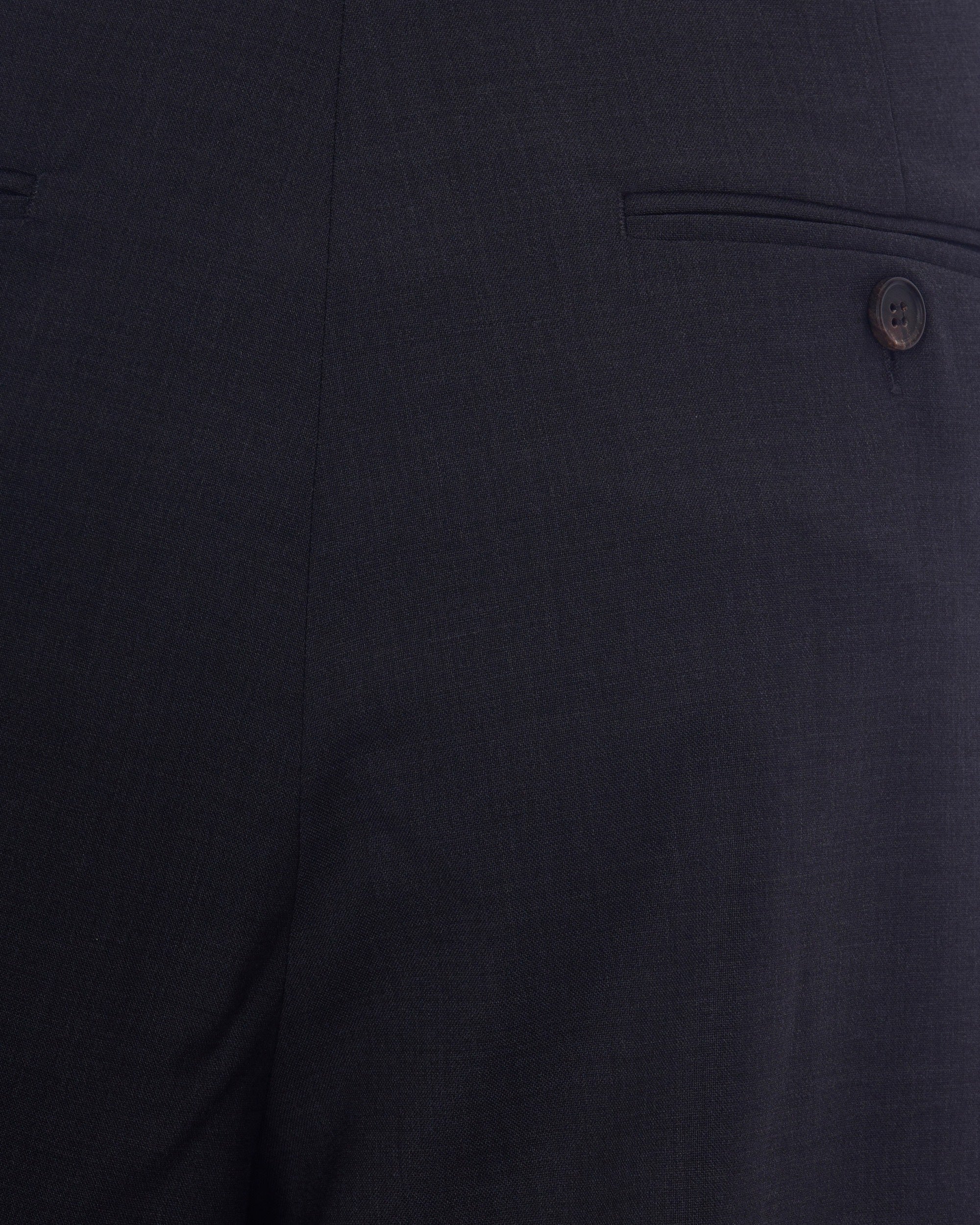 'S Max Mara Wide-Leg Wool Trousers — Anthracite, view 3