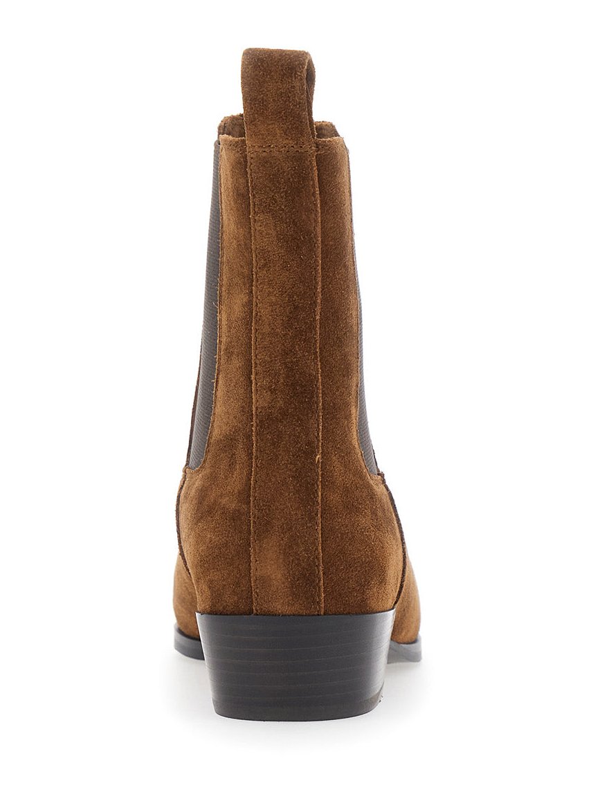 Strategia Nina Bootie Ankle Boot — Brown, view 4