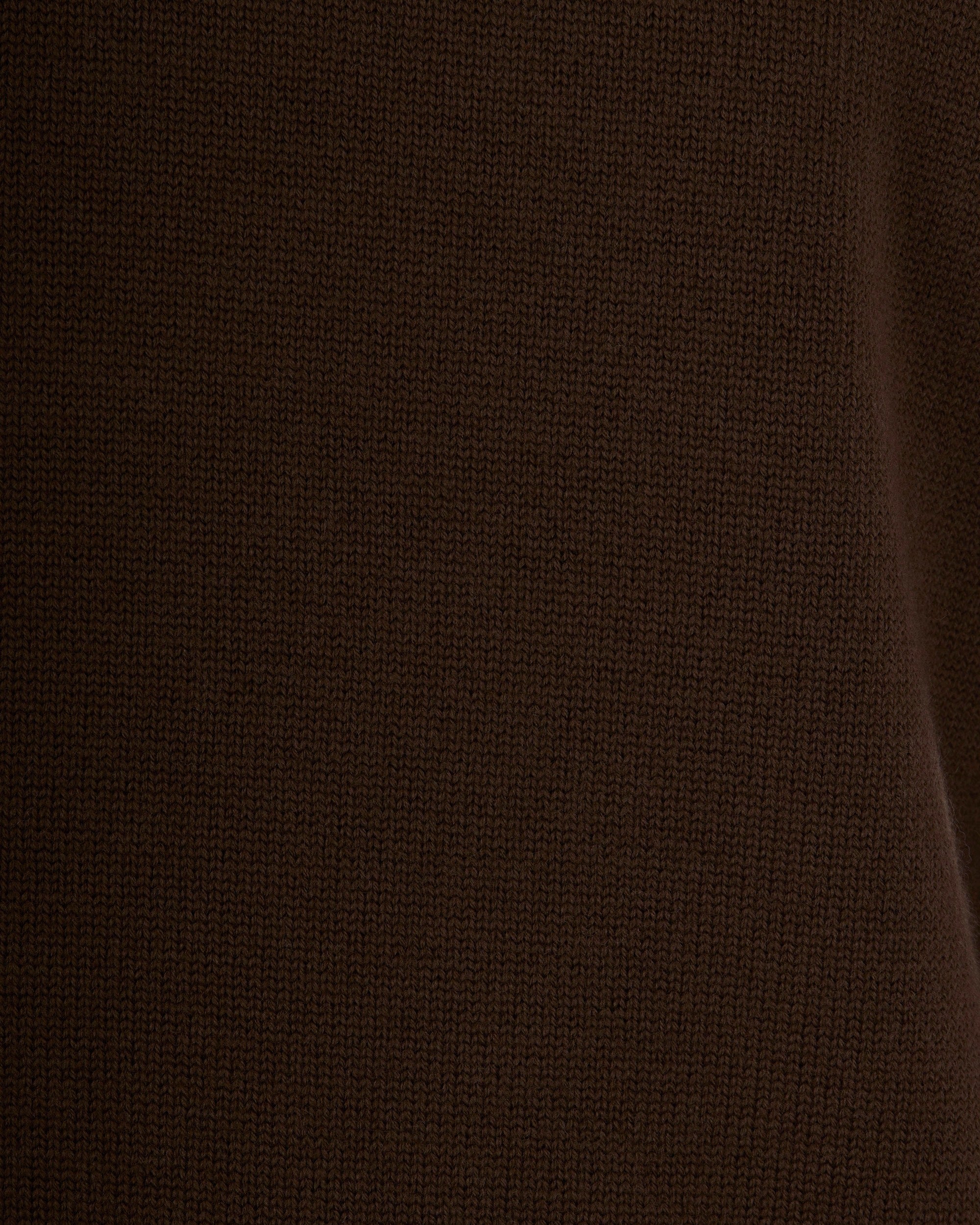 Paolo Pecora Roll-Neck Virgin Wool Sweater — Brown, view 3