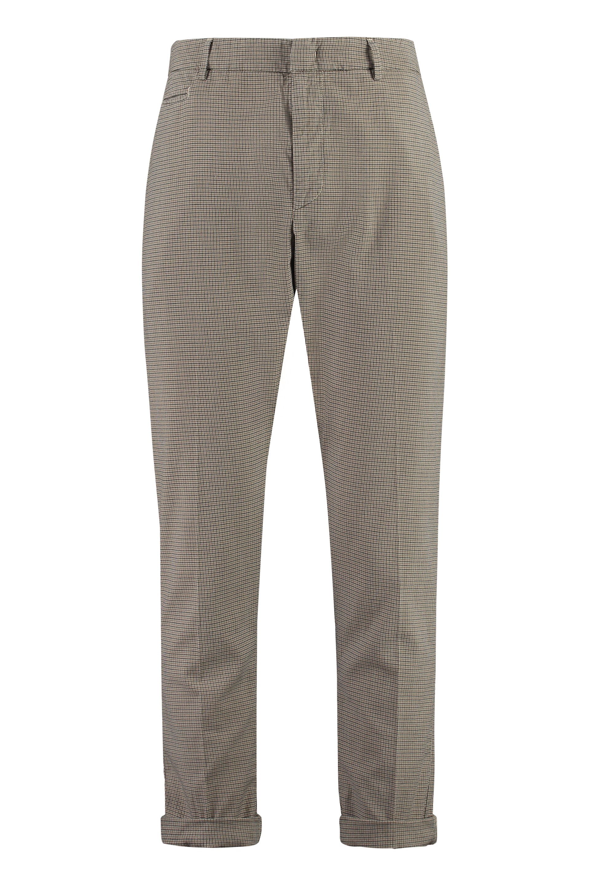 Dondup Prince-of-Wales Check Chinos — Beige by Dondup