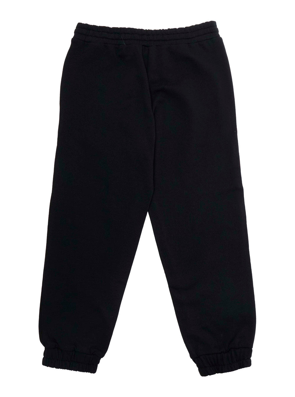 Nº21 Logo-Print Cotton Joggers — Black, view 2