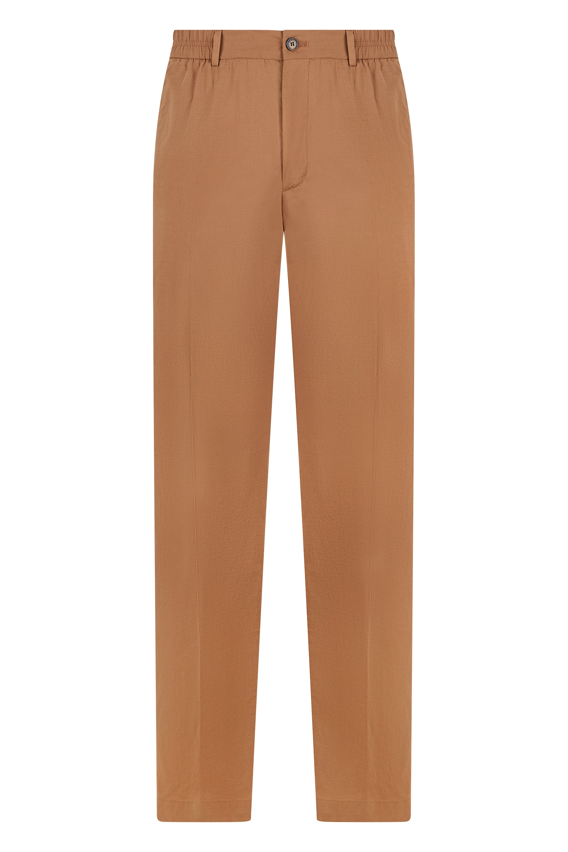 Slowear Straight Cotton Trousers — Camel by Slowear