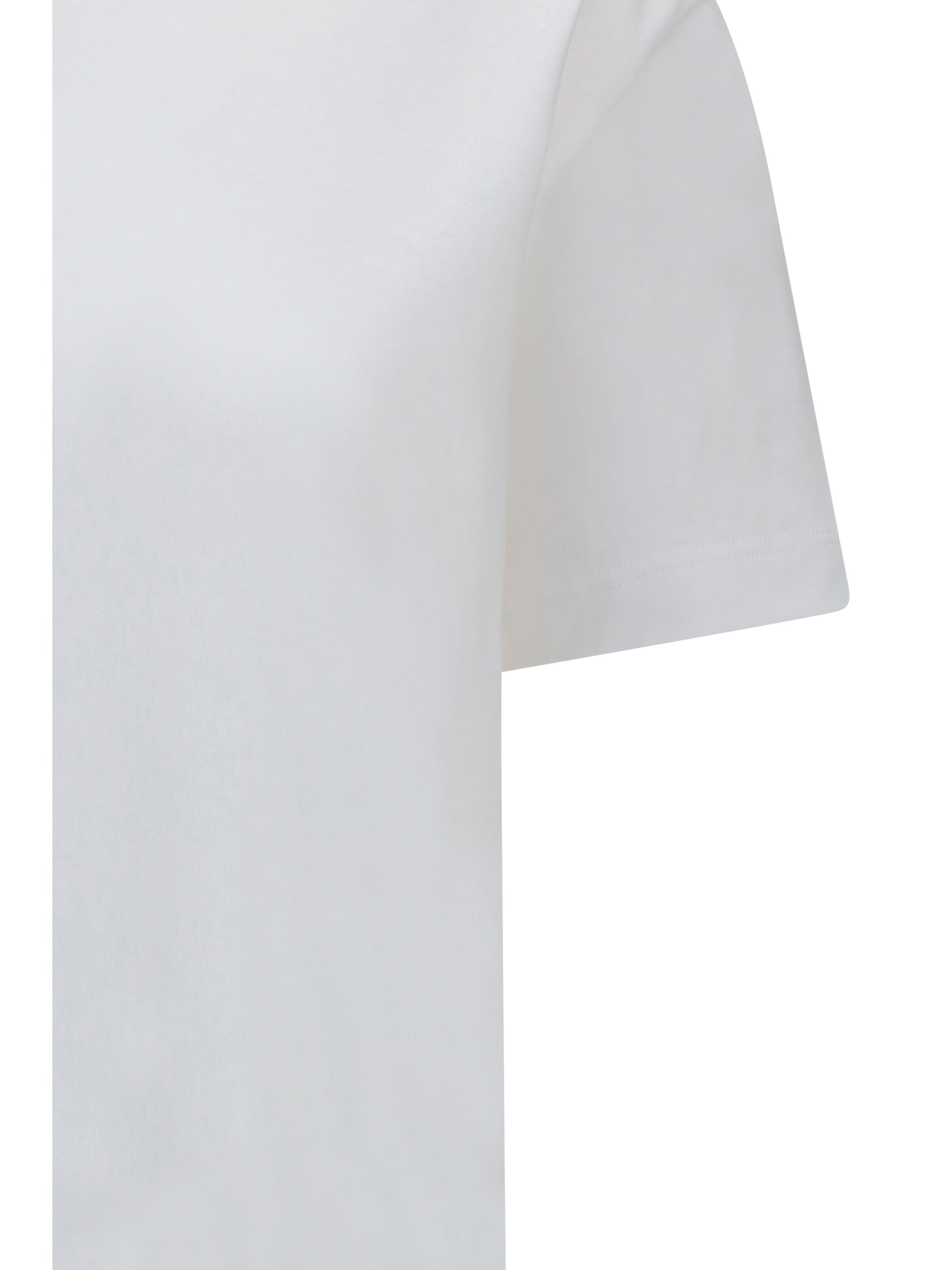 Toteme 100% Cotton Relaxed Fit T-Shirt — White, view 2