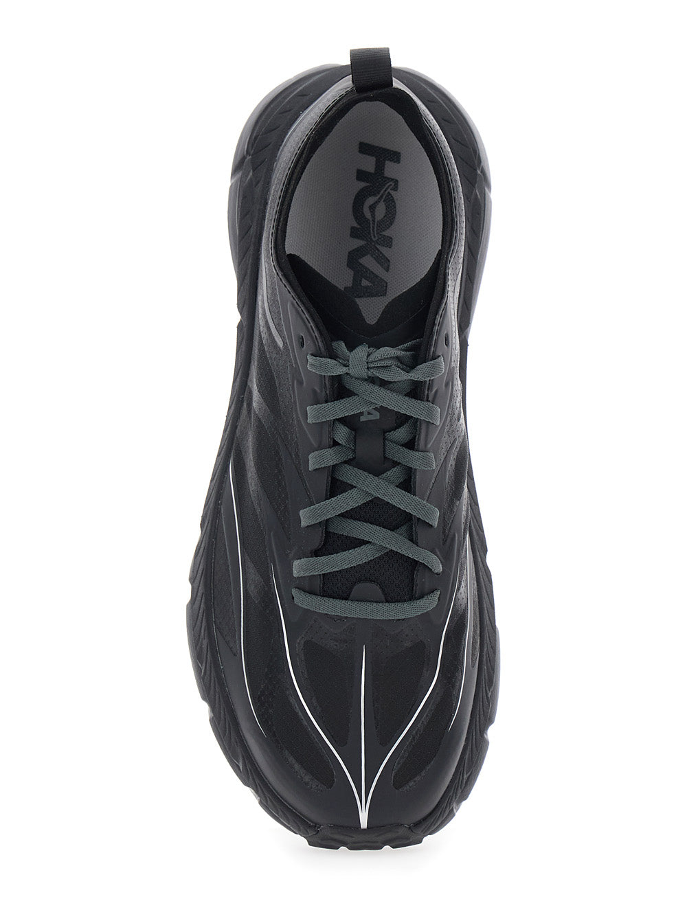 Hoka Mafate Speed 4 Lite Sneakers — Black, view 4