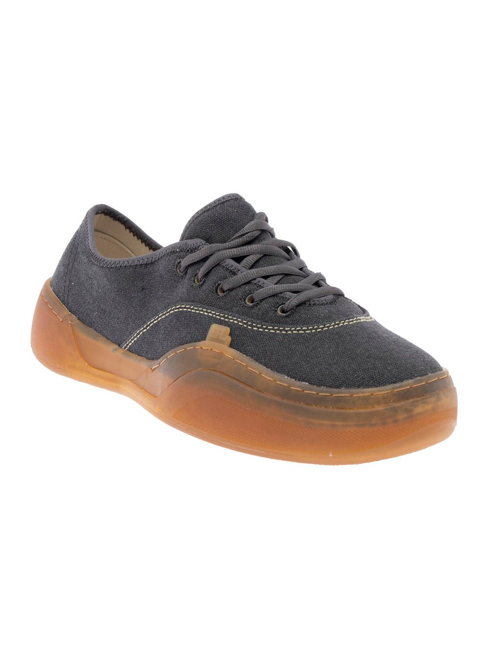 Erl Low-Top Cotton Sneaker — Black by Erl