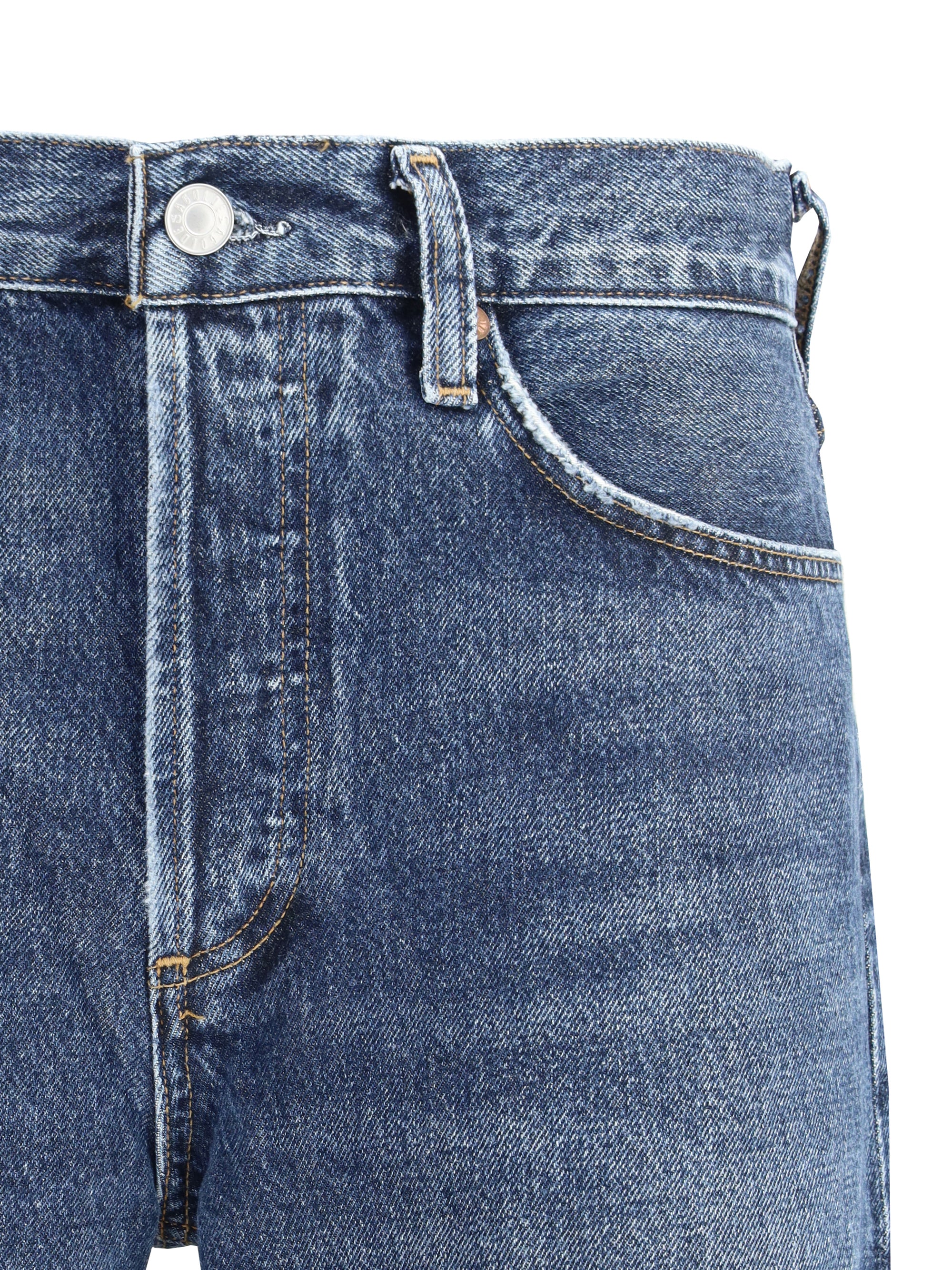 Agolde Straight-leg Cotton Jeans — Blue by Agolde