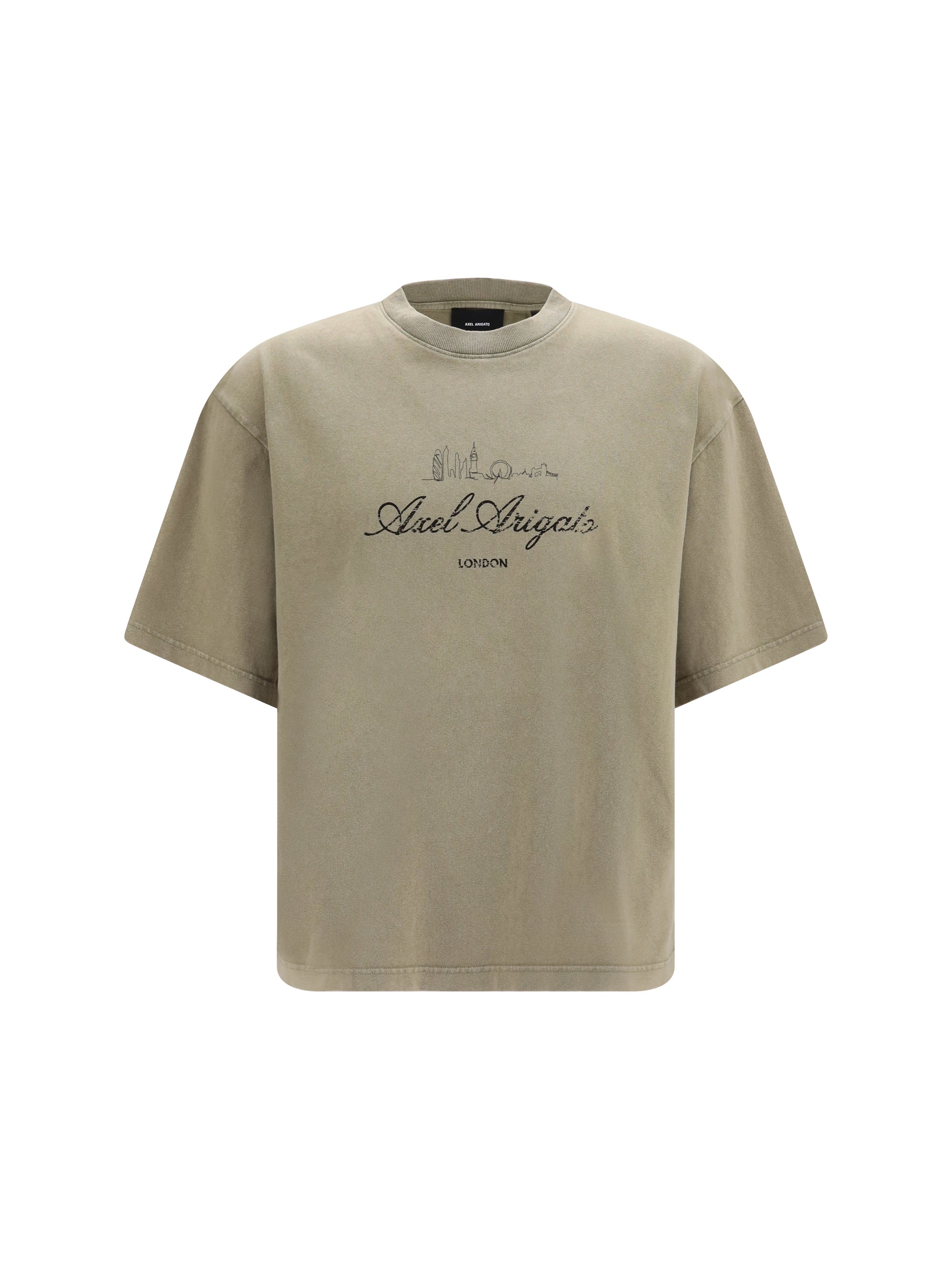 Axel Arigato Ldn Washed Sky T-Shirt — Green, view 3