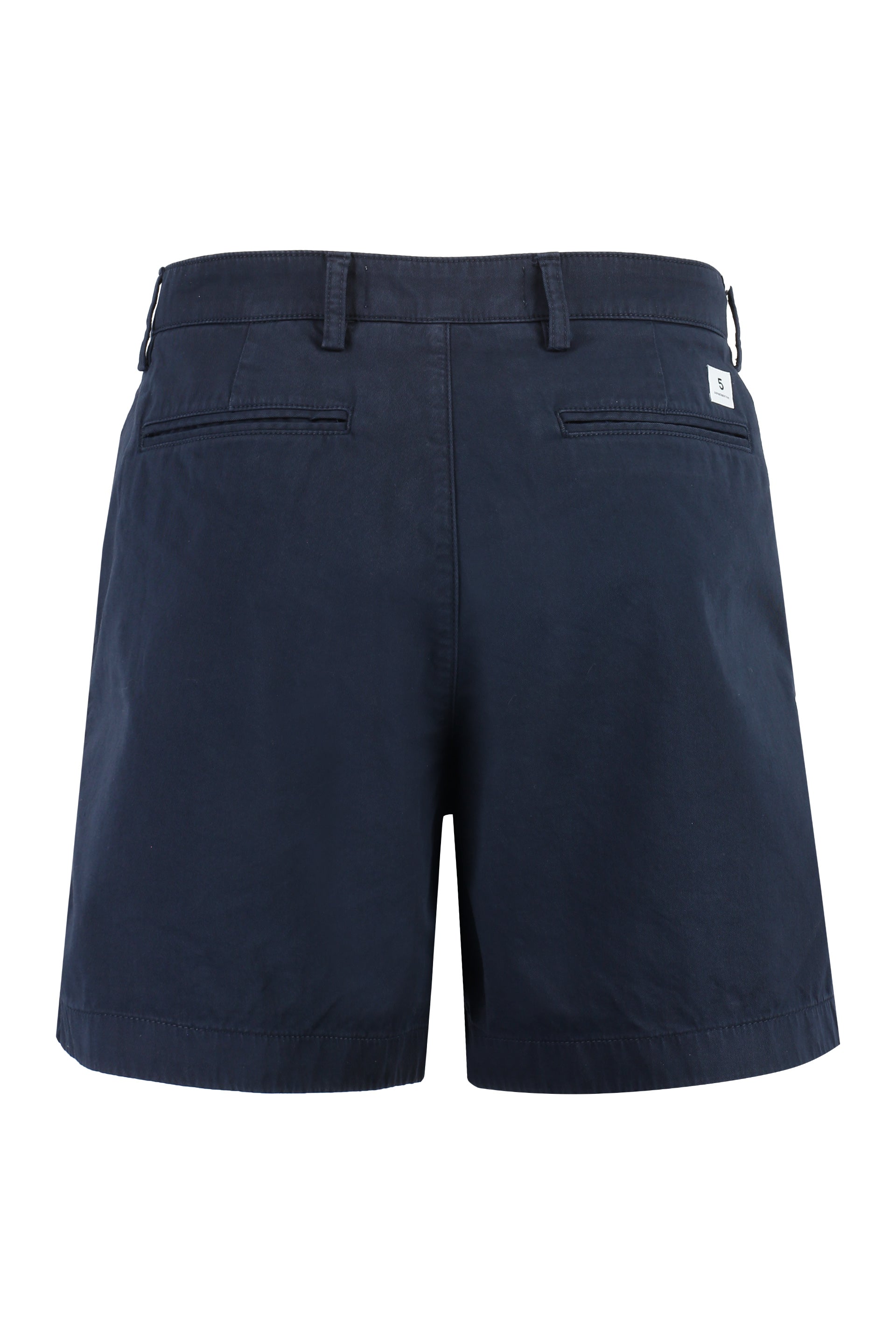 Department 5 Cotton Bermuda Shorts — Navy, view 2